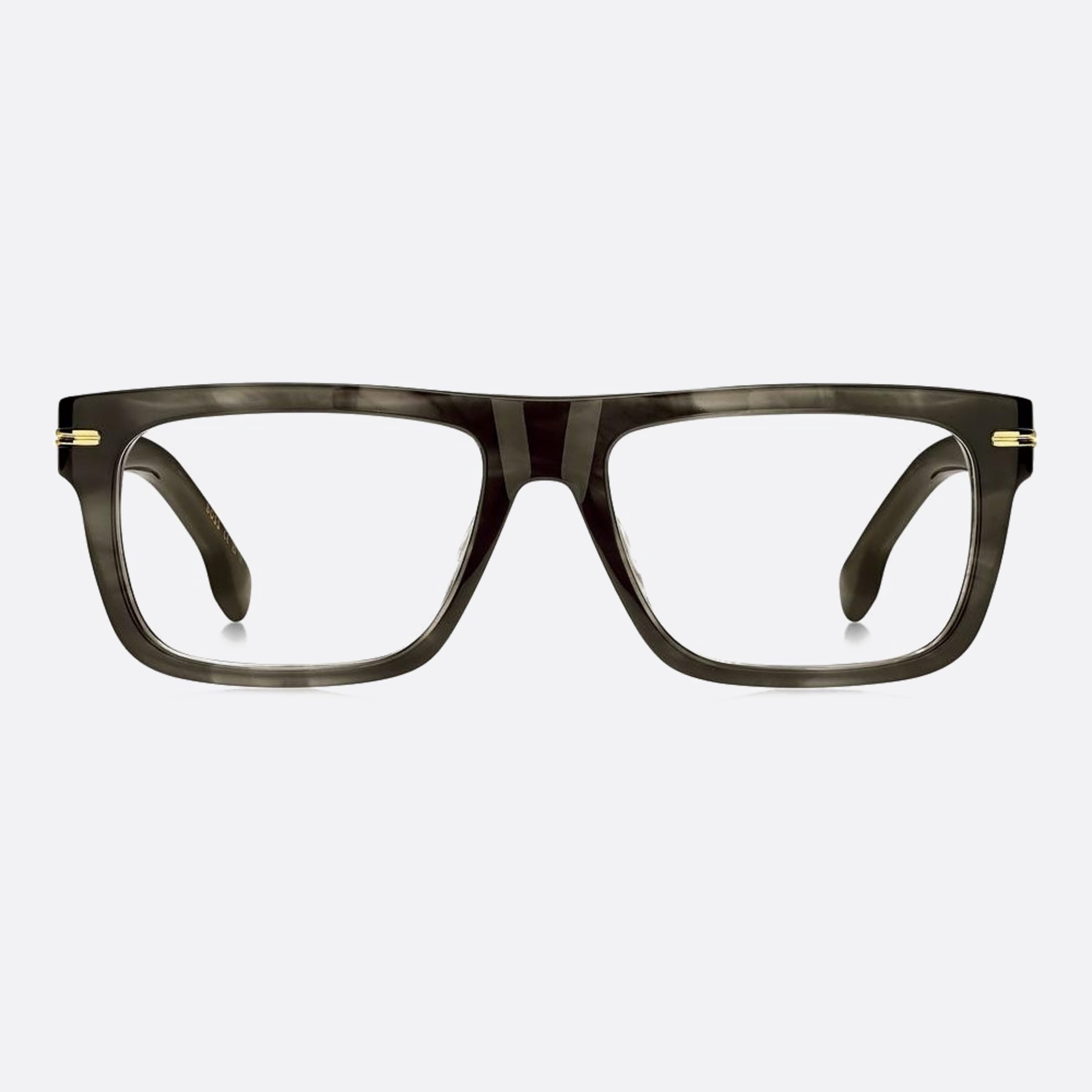 Boss 53mm Boss 2w8 Grey Squared Men Eyeglasses - Main View