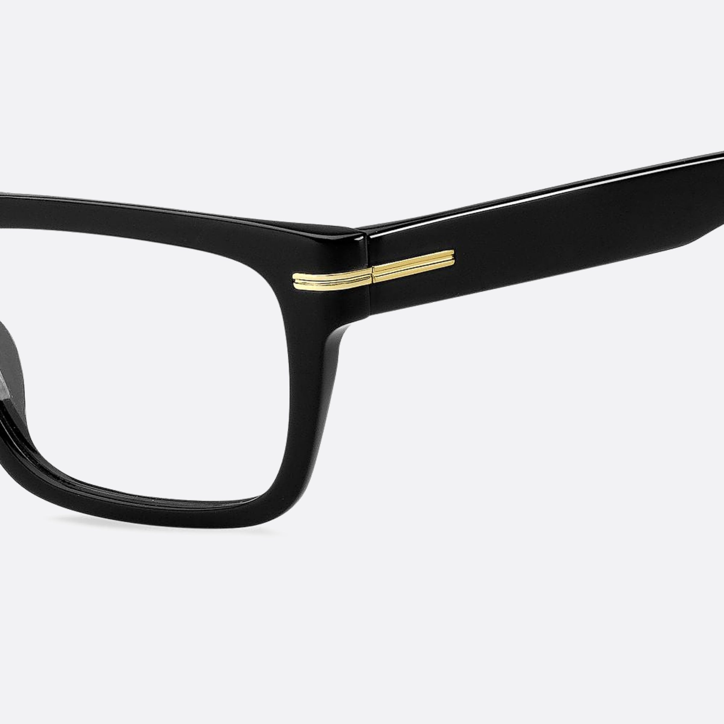 Boss 53mm Boss Wr7 Havana Squared Men Eyeglasses - Lifestyle Shot