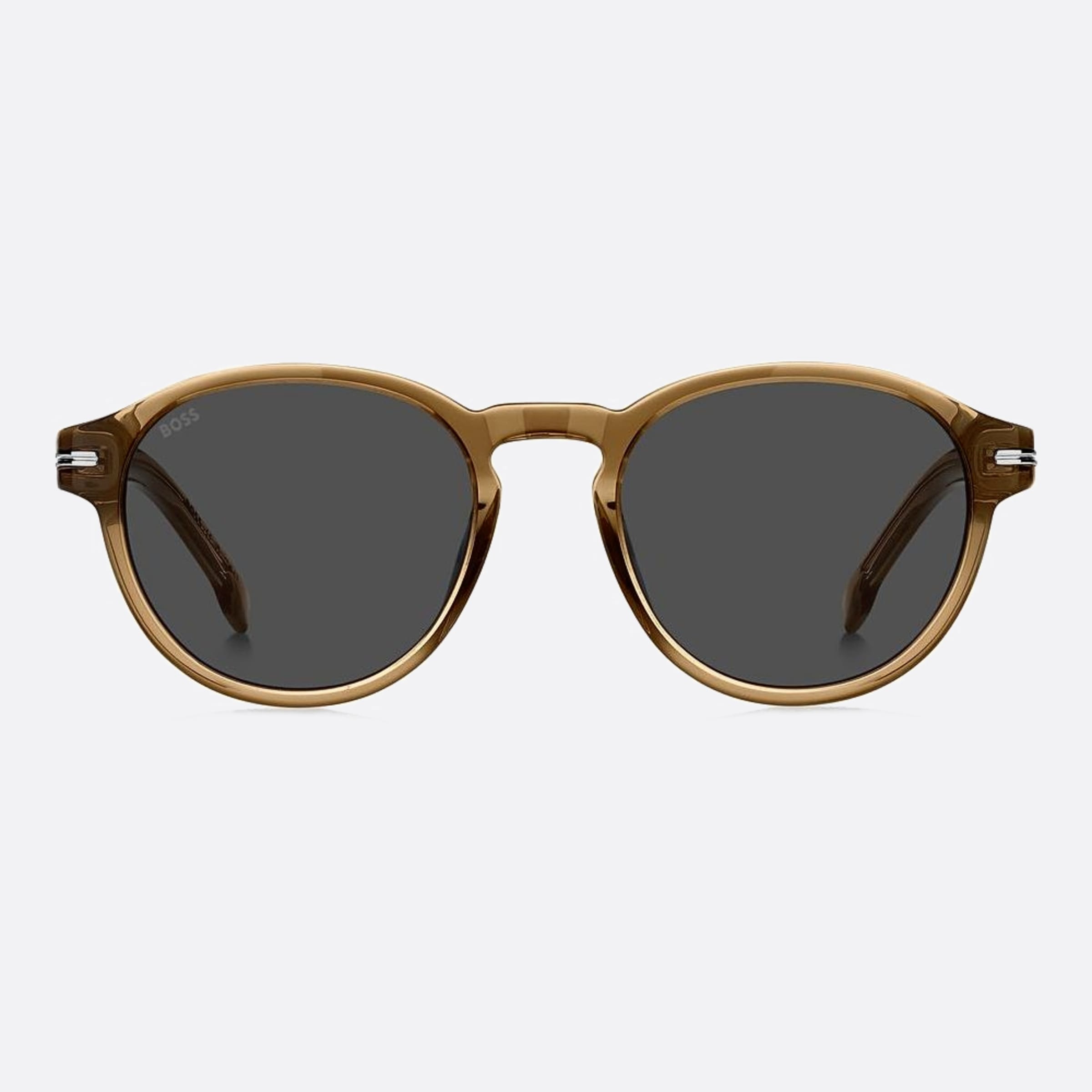 Boss 52mm Boss 10a Brown Round Men Sunglasses - Main View