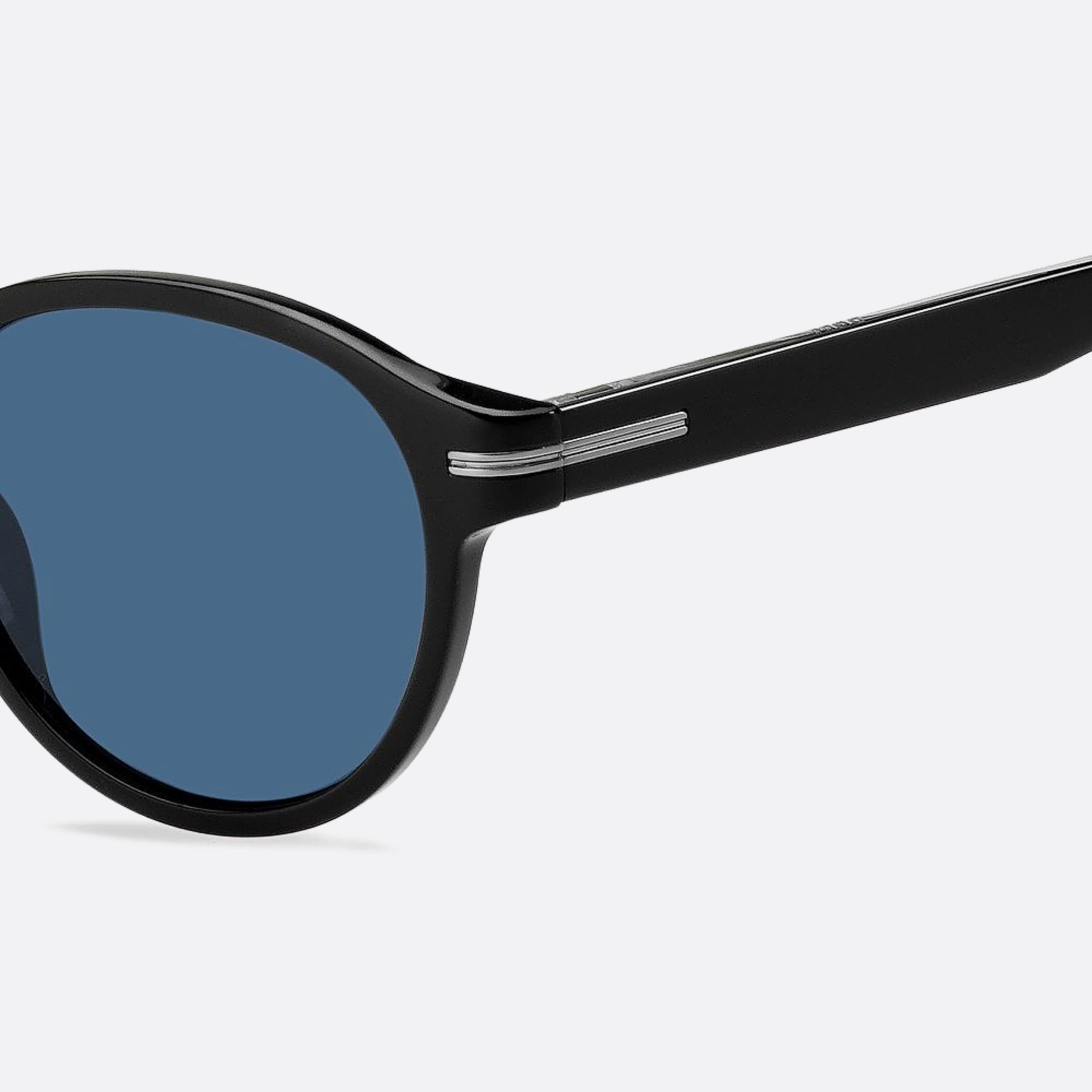 Boss 52mm Boss Black Round Men Sunglasses - Lifestyle Shot