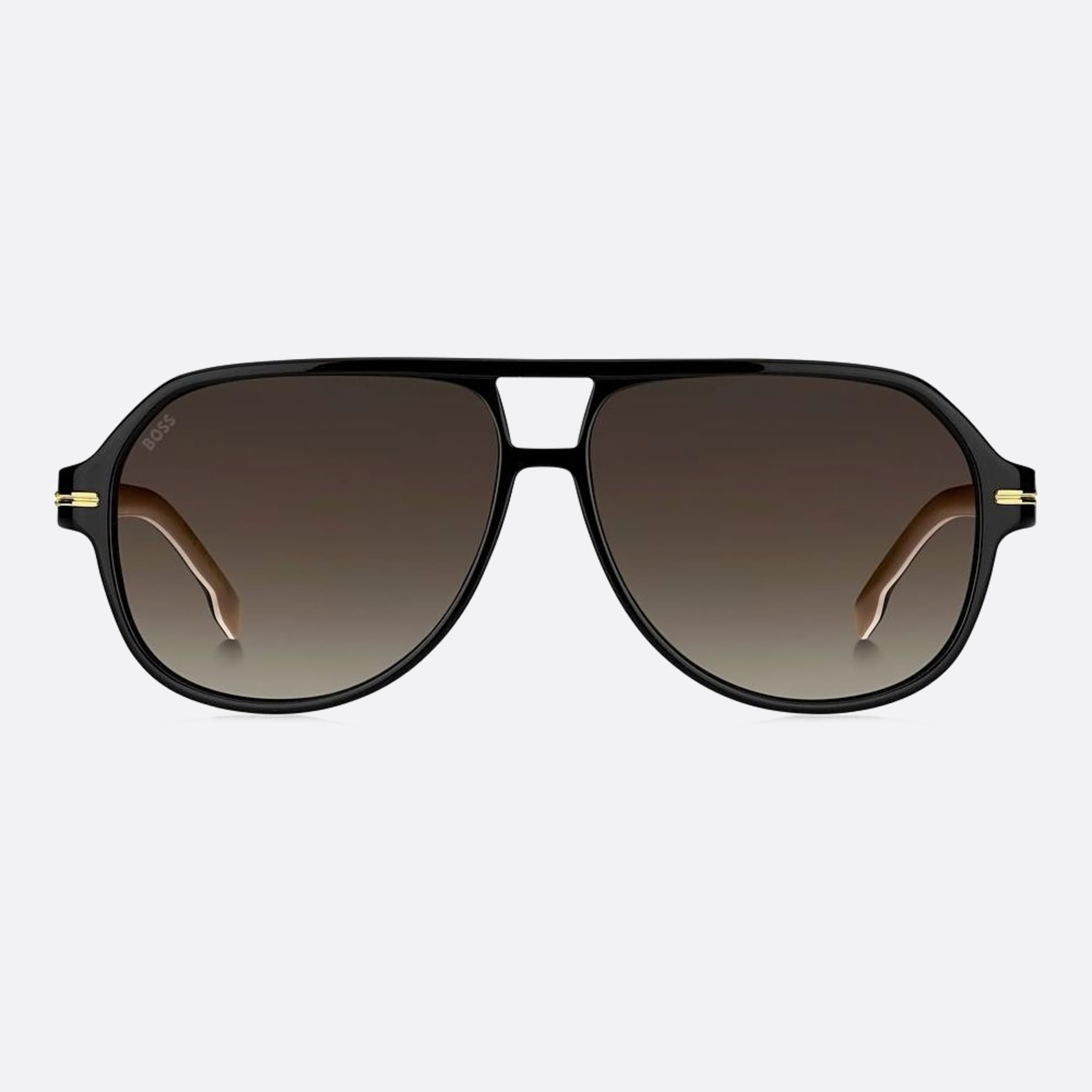 Boss 59mm Boss Black Squared Men Sunglasses - Main View