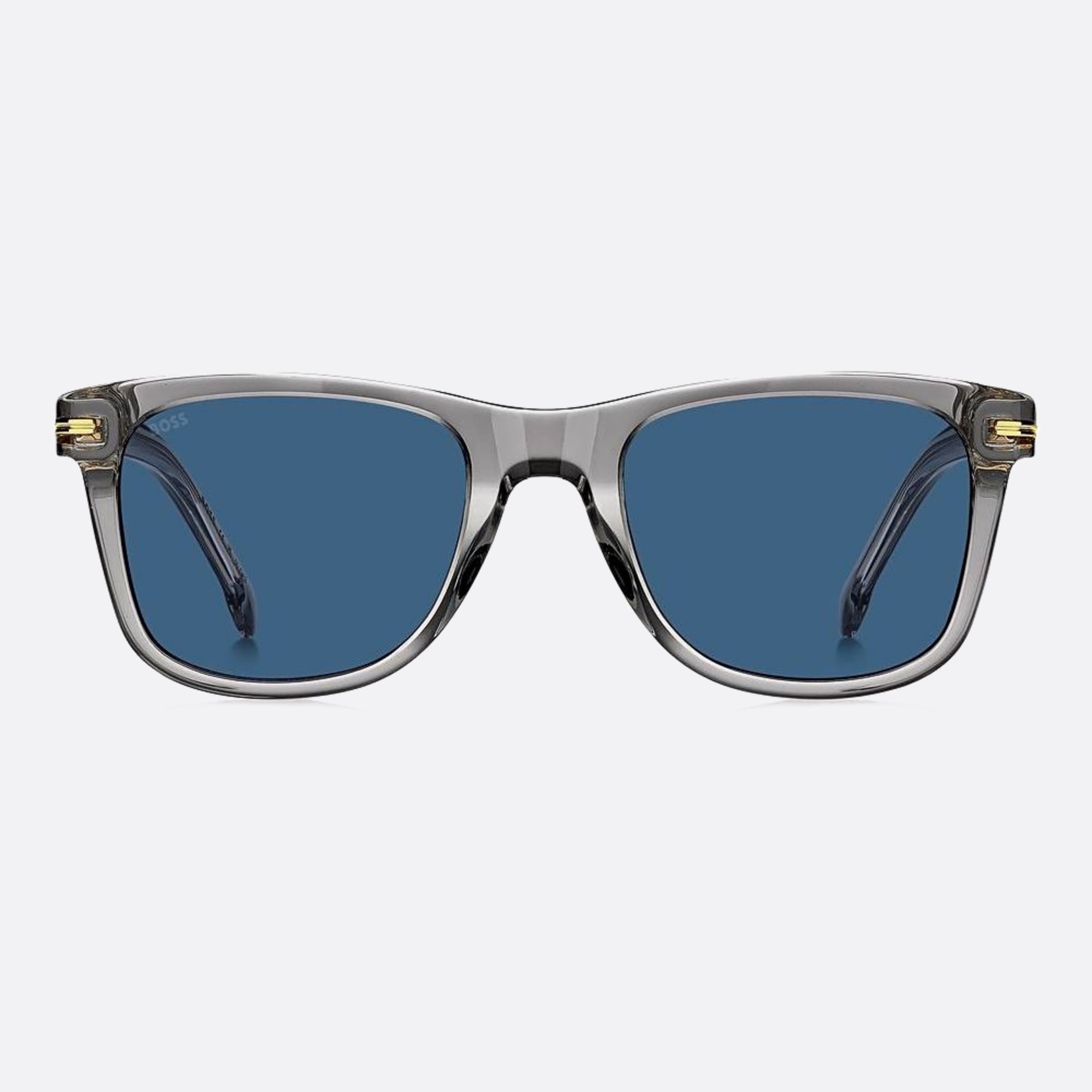 Boss 52mm Boss Kb7 Grey Squared Men Sunglasses - Main View