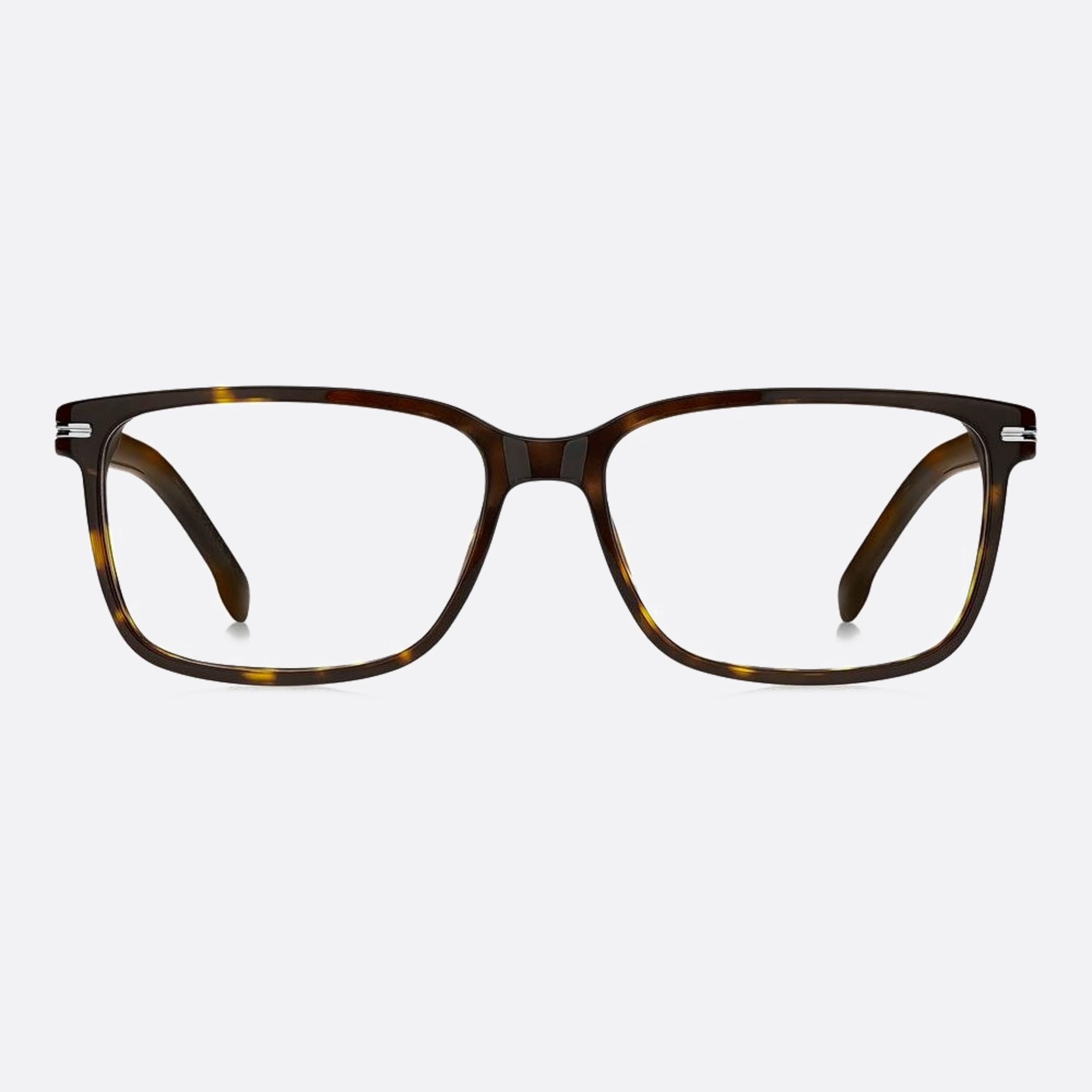 Boss 55mm Boss Havana Squared Men Eyeglasses - Main View
