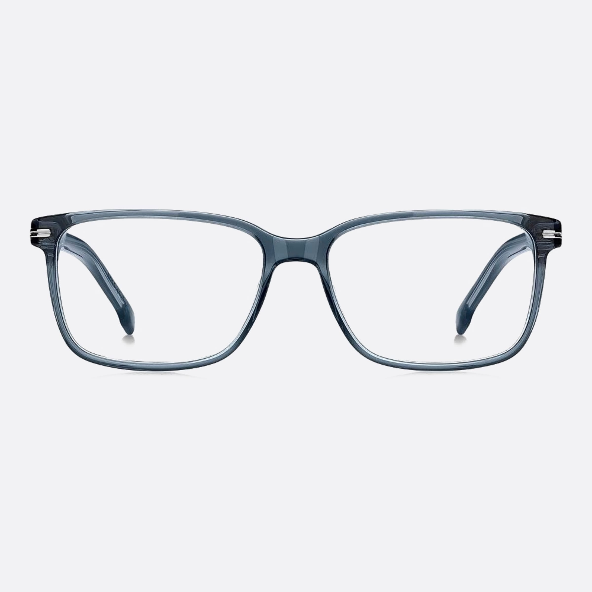 Boss 55mm Boss Pjp Blue Squared Men Eyeglasses - Main View