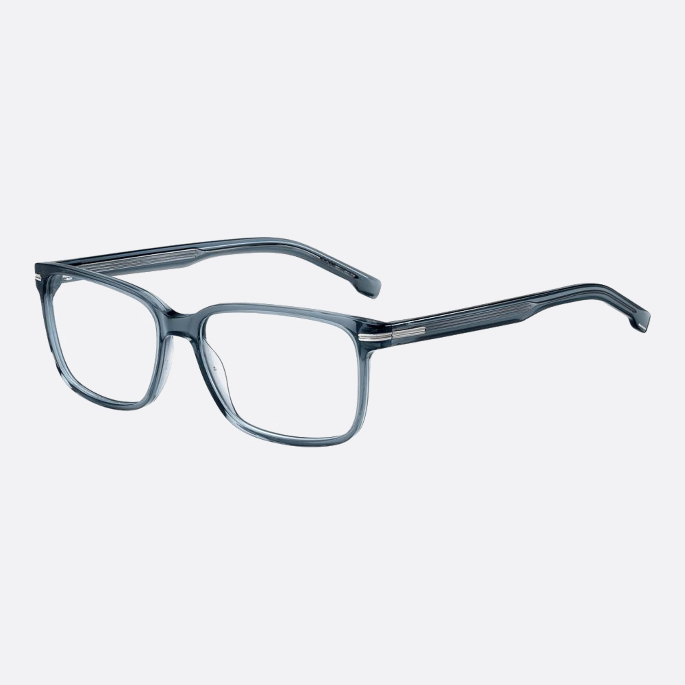 Boss 55mm Boss Pjp Blue Squared Men Eyeglasses - Side View
