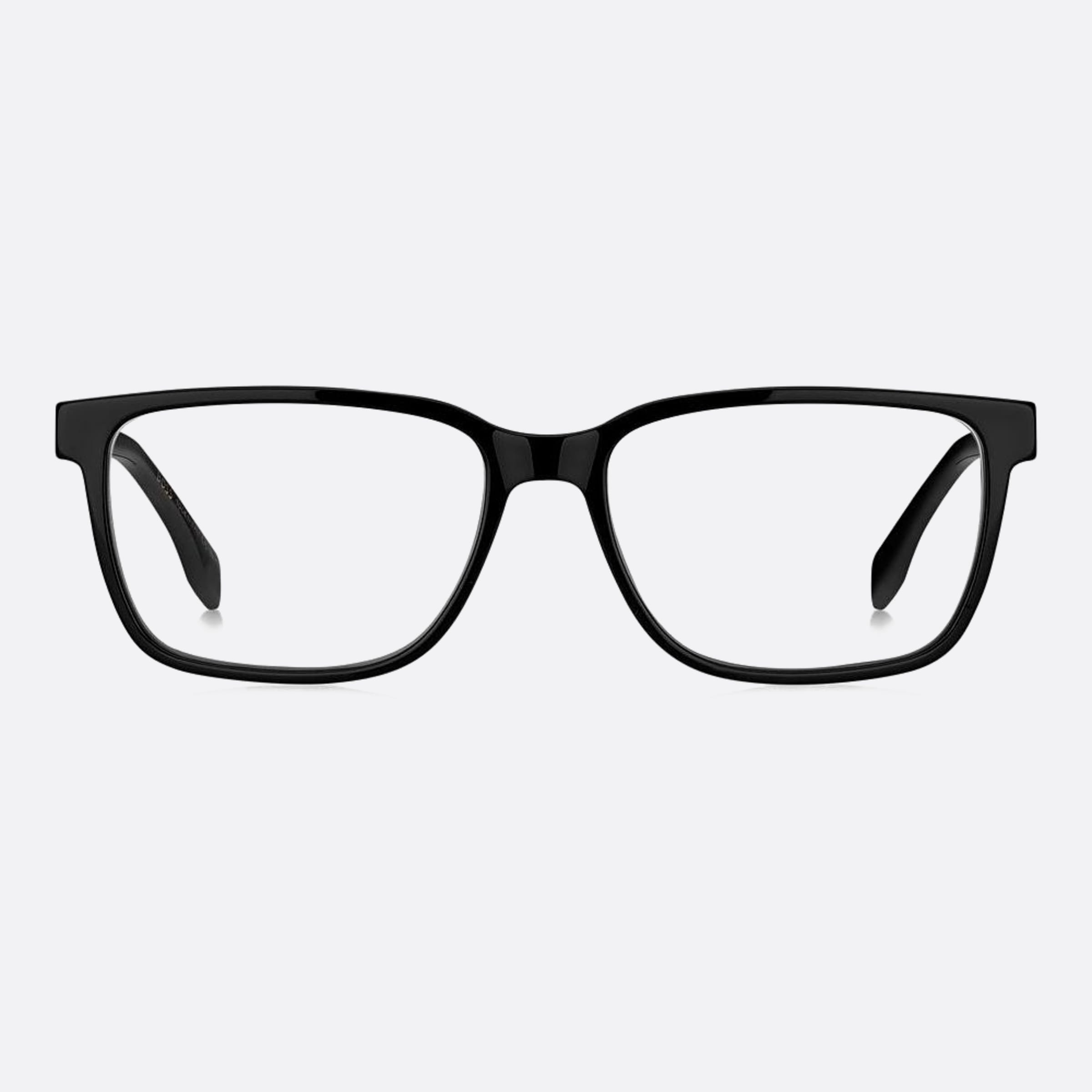 Boss 57mm Boss Black Squared Men Eyeglasses - Main View