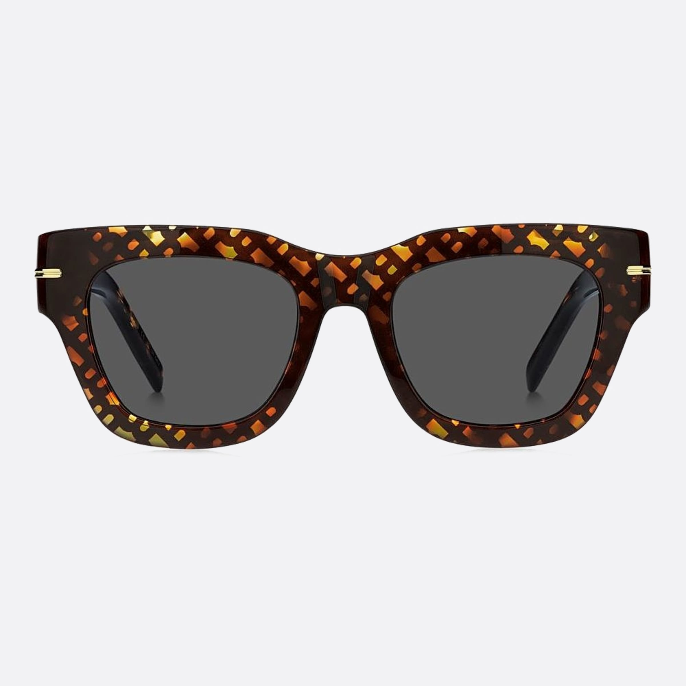 Boss 51mm Boss 2vm Havana Squared Women Sunglasses - Main View
