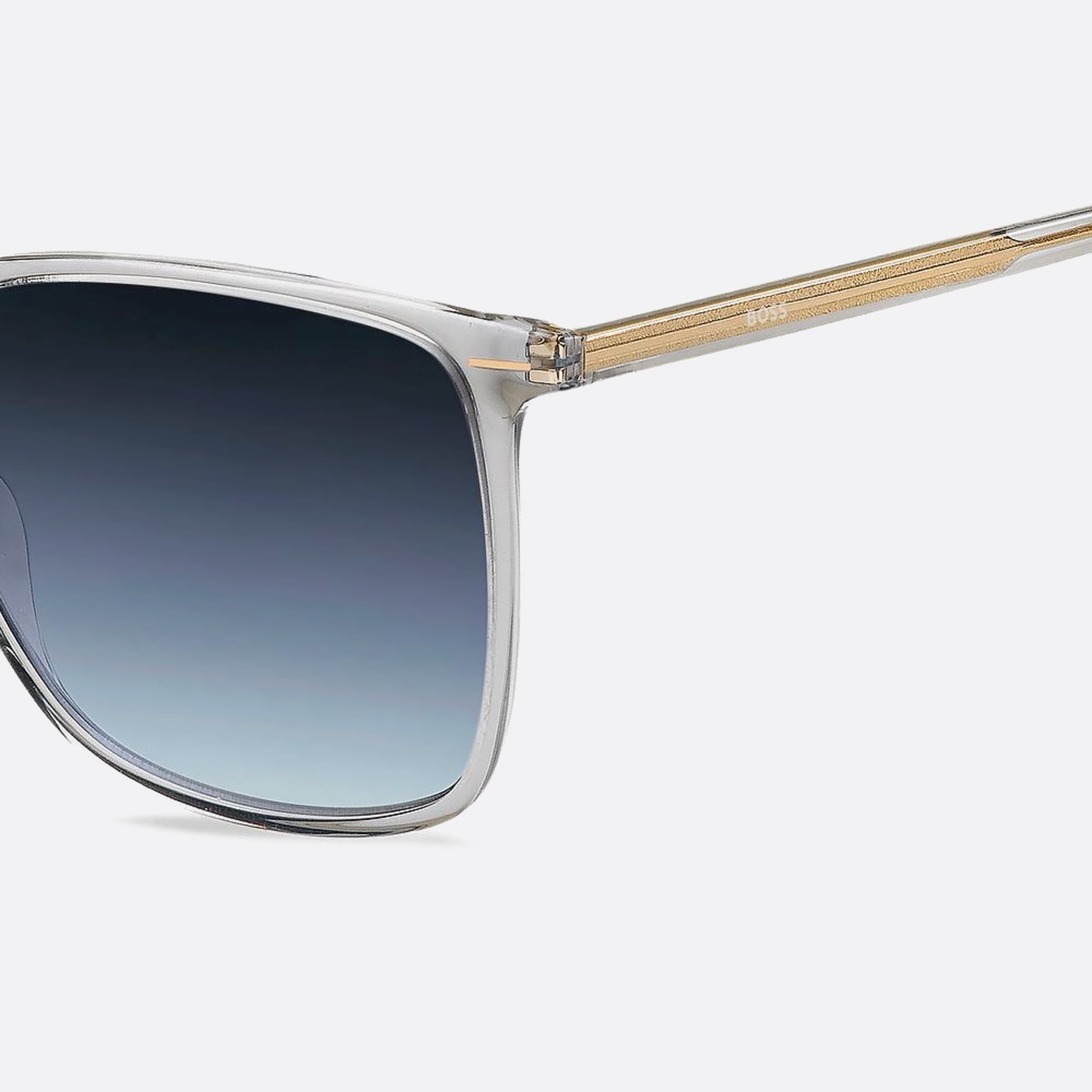 Boss 57mm Boss Kb7 Grey Squared Women Sunglasses - Lifestyle Shot