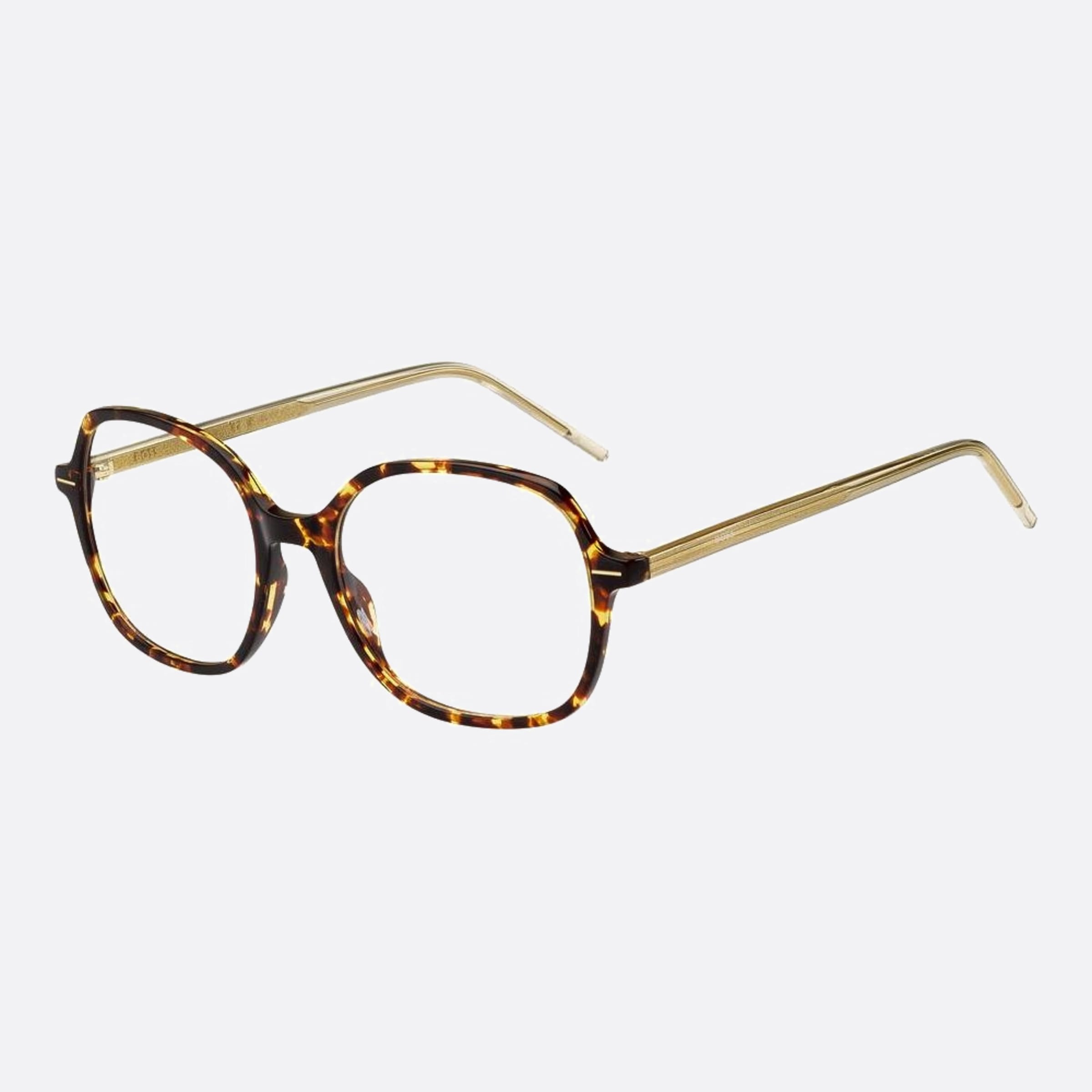 Boss 51mm Boss Hjv Havana Squared Women Eyeglasses - Side View
