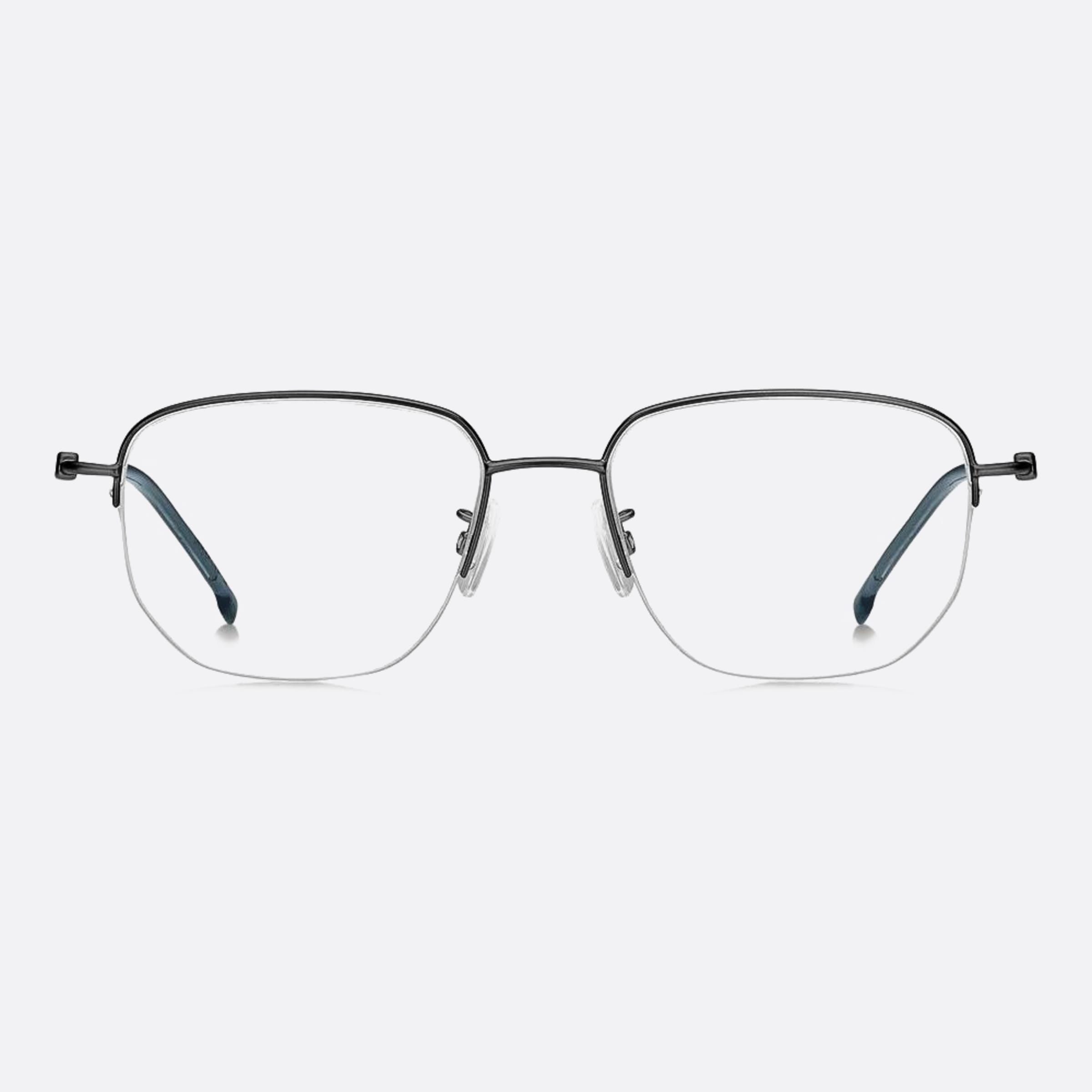 Boss 54mm Boss R80 Ruthenium Geometric Men Eyeglasses - Main View