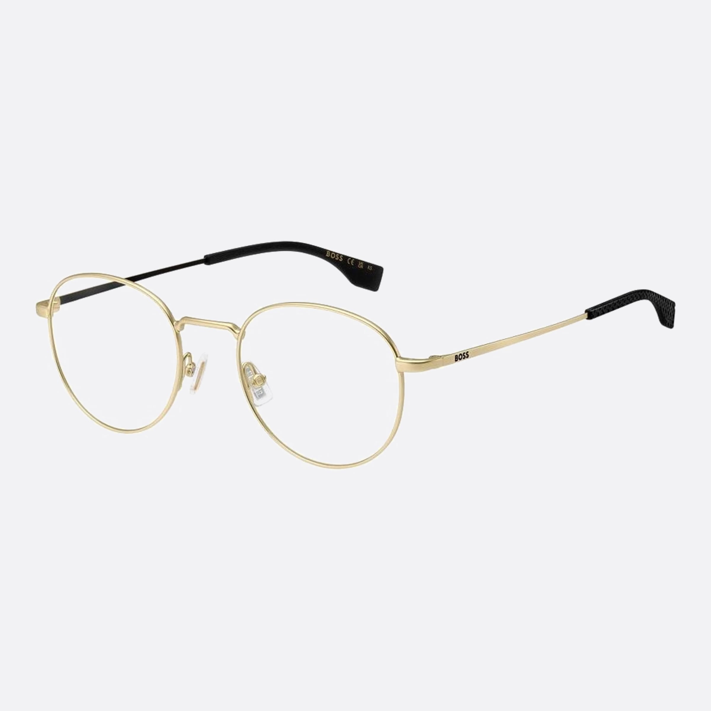 Boss 47mm Boss Junior Rhl Gold Round Children Eyeglasses - Side View
