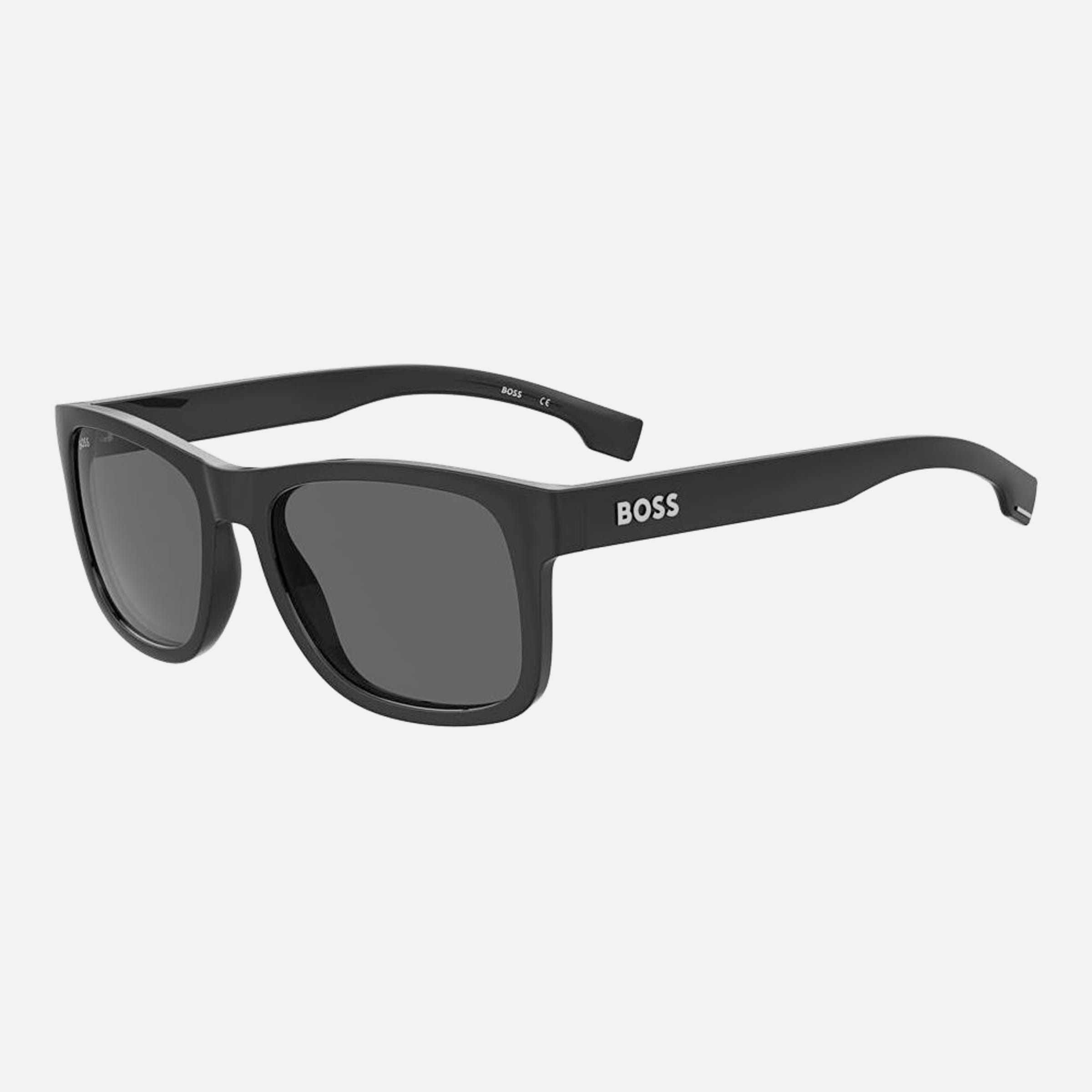 Boss 55mm Boss Black Squared Men Sunglasses - Side View