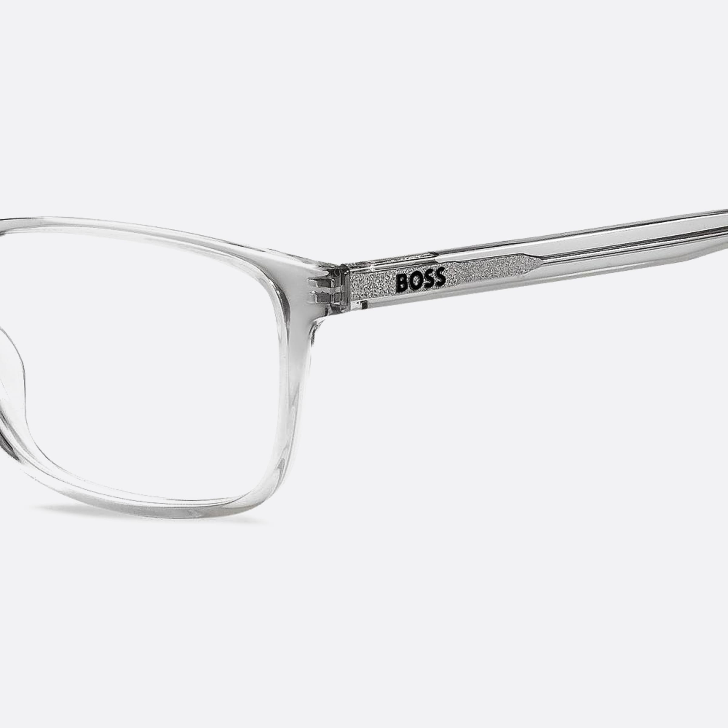 Boss 54mm Boss Kb7 Grey Geometric Men Eyeglasses - Lifestyle Shot