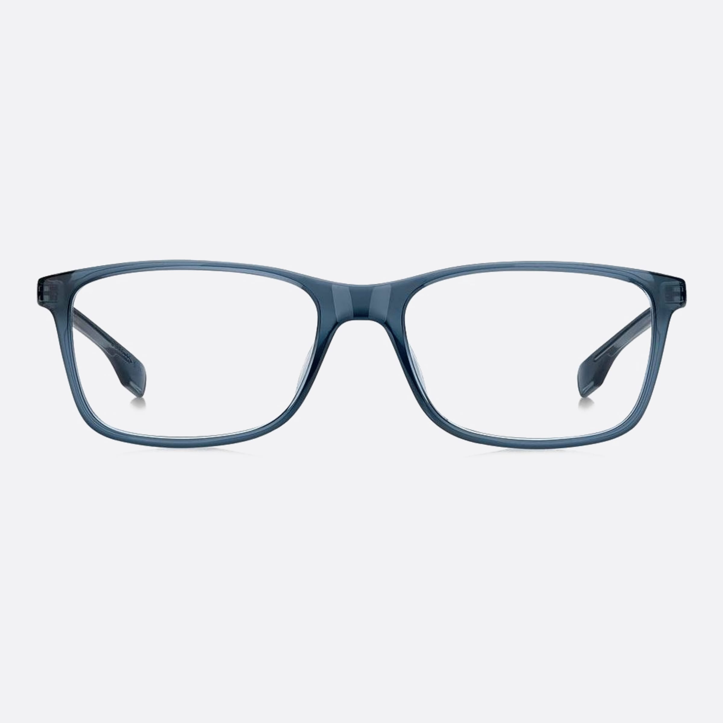 Boss 54mm Boss Pjp Blue Geometric Men Eyeglasses - Main View