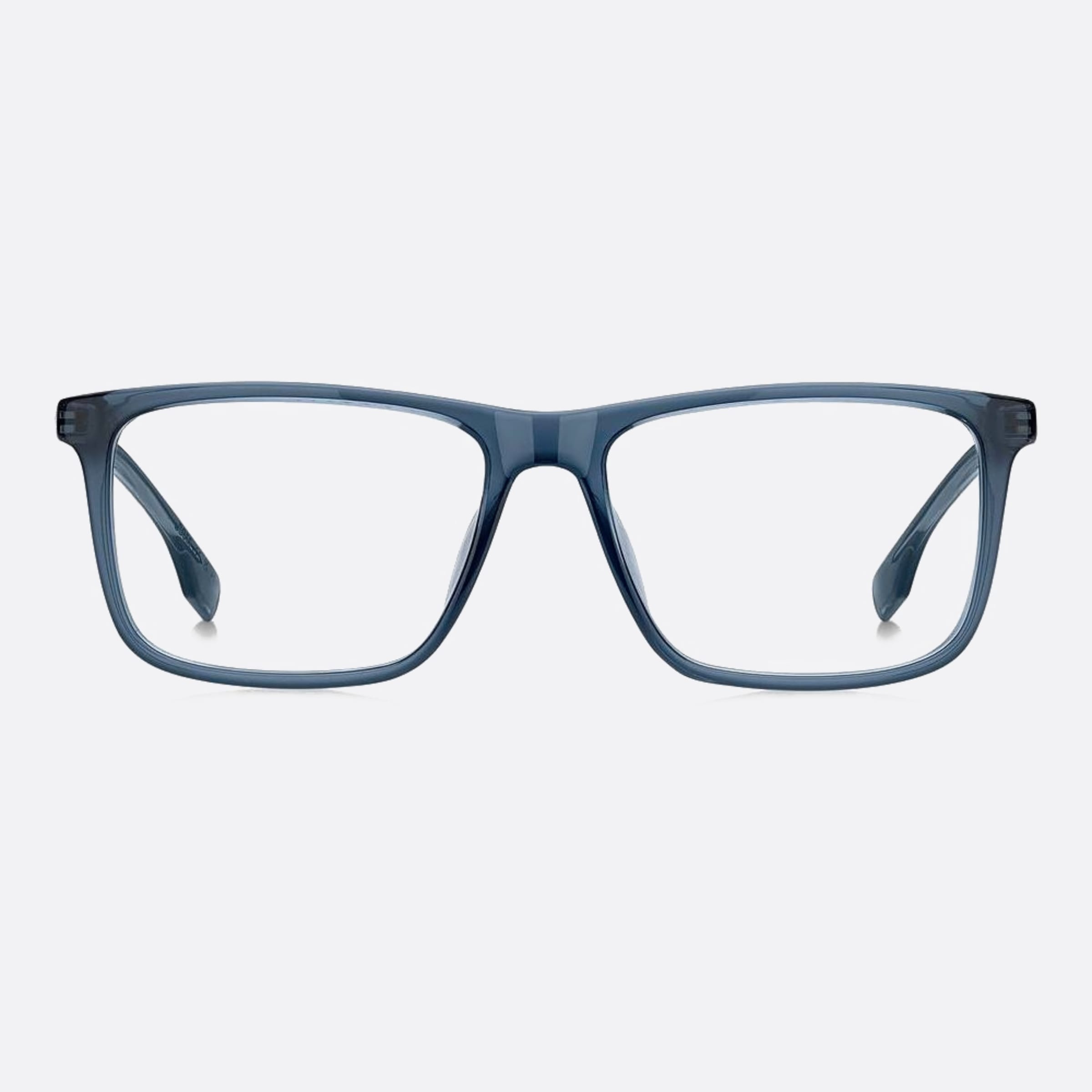 Boss 56mm Boss Pjp Blue Geometric Men Eyeglasses - Main View