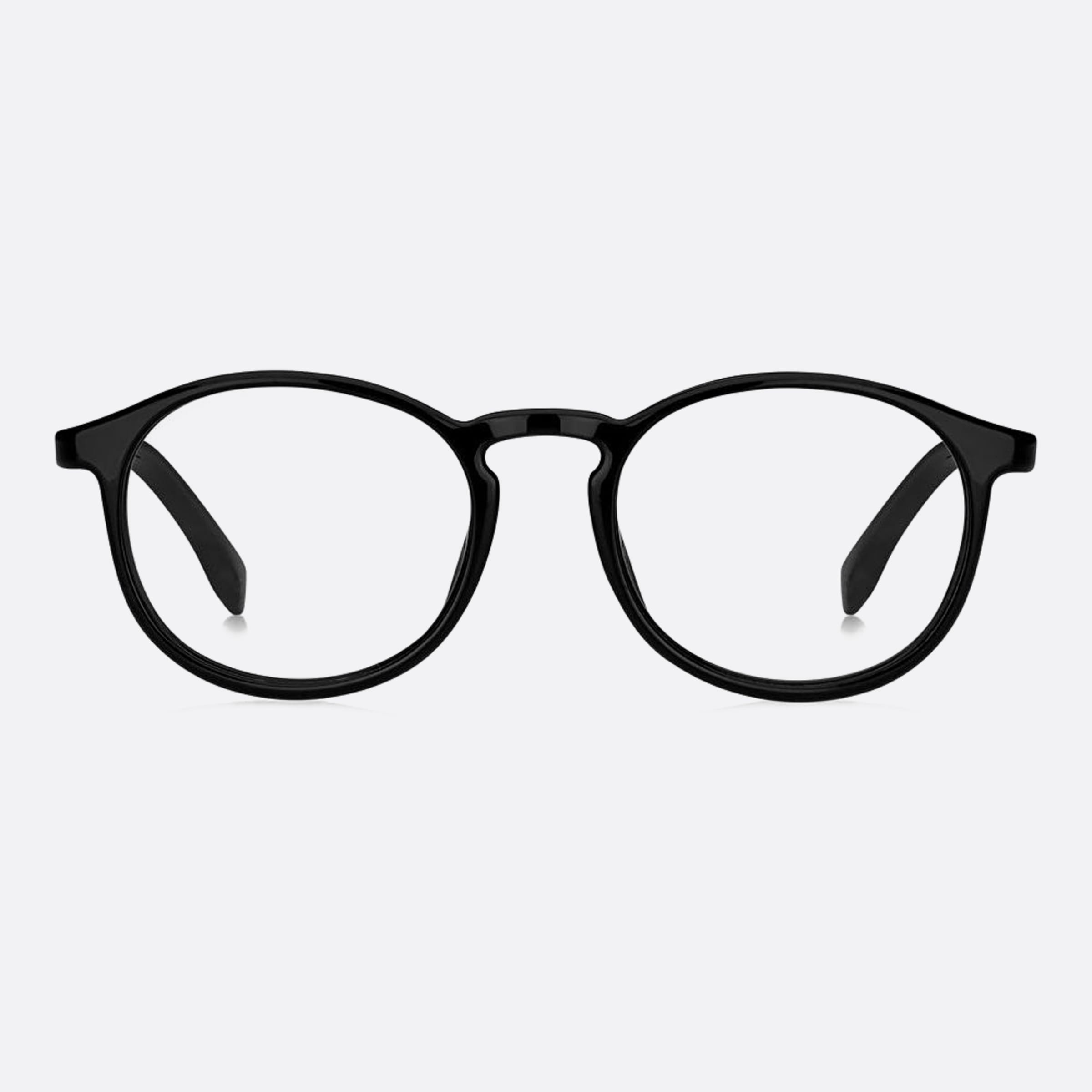 Boss 50mm Boss Black Geometric Men Eyeglasses - Main View