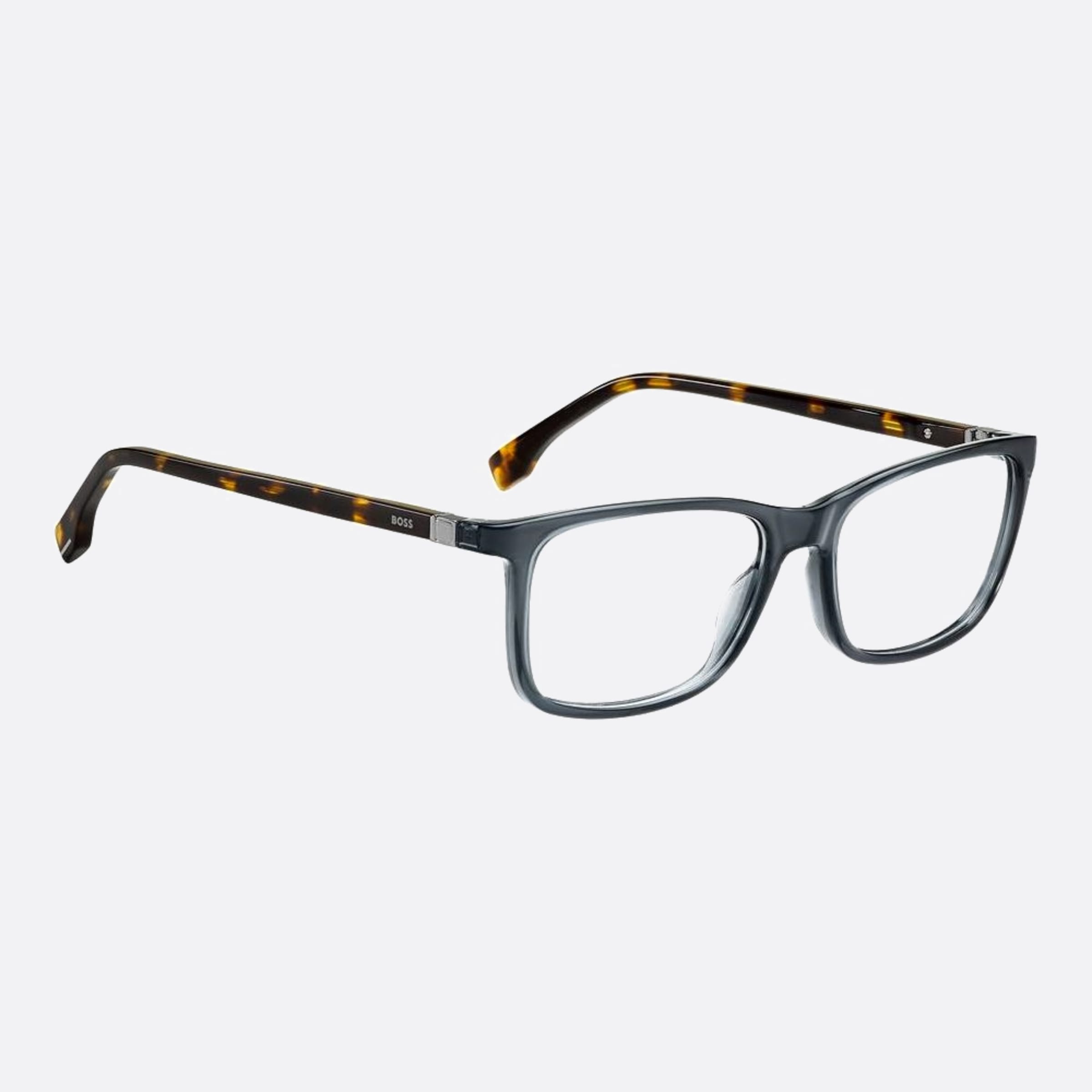 Boss 56mm Boss Aci Havana Geometric Men Eyeglasses - Lifestyle Shot