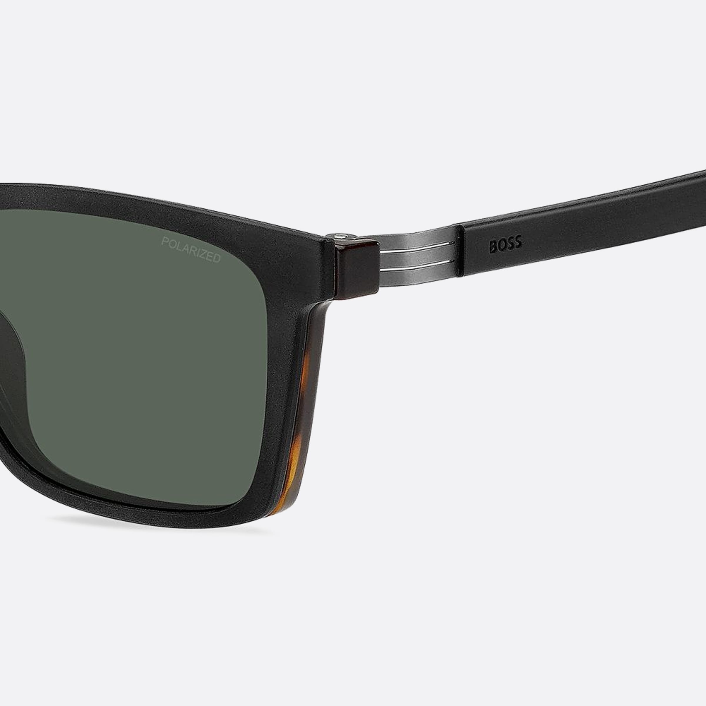 Boss 56mm Boss Wr7 Havana Squared Men Sunglasses - Additional Angle
