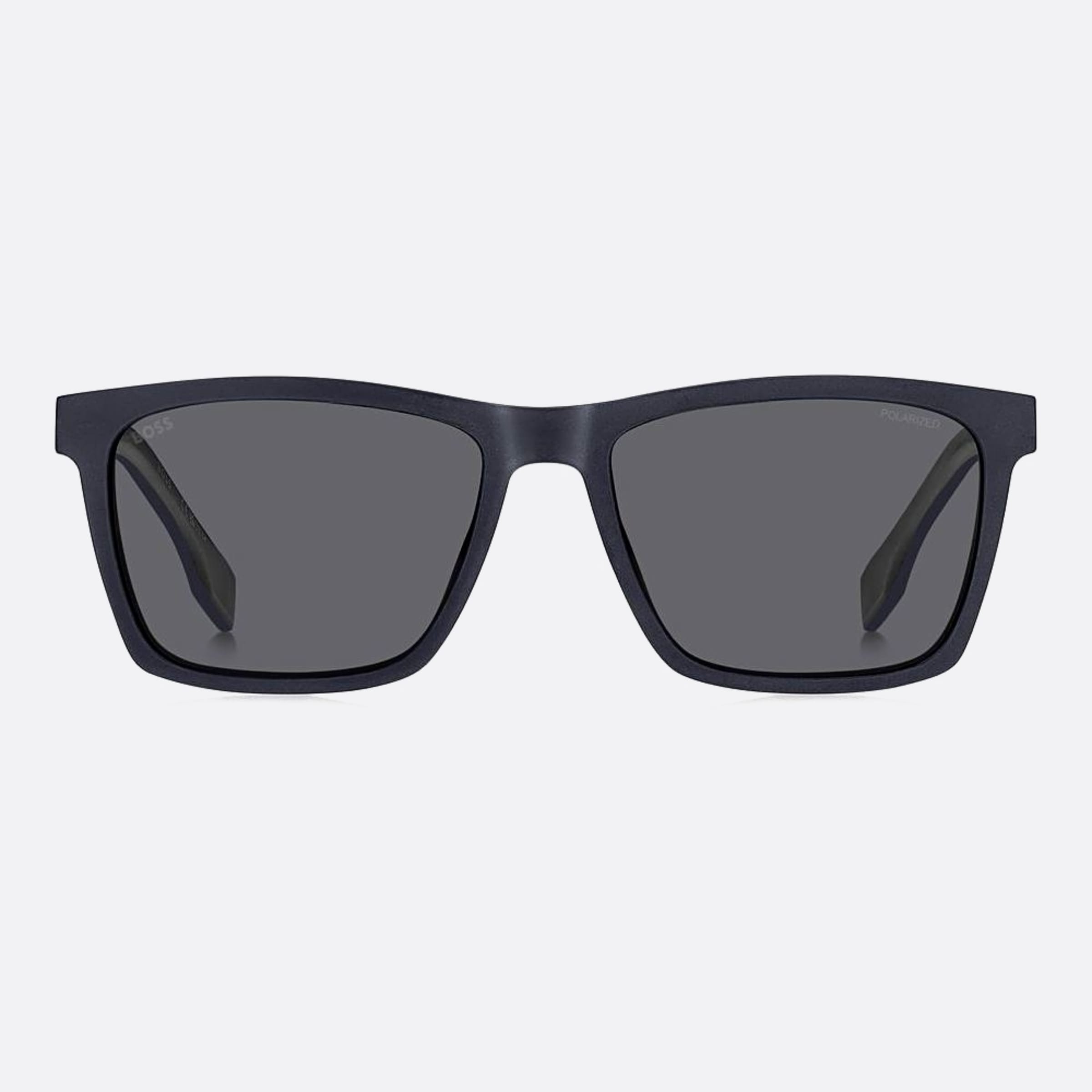 Boss 56mm Boss Xw0 Blue Squared Polarized Men Sunglasses - Main View