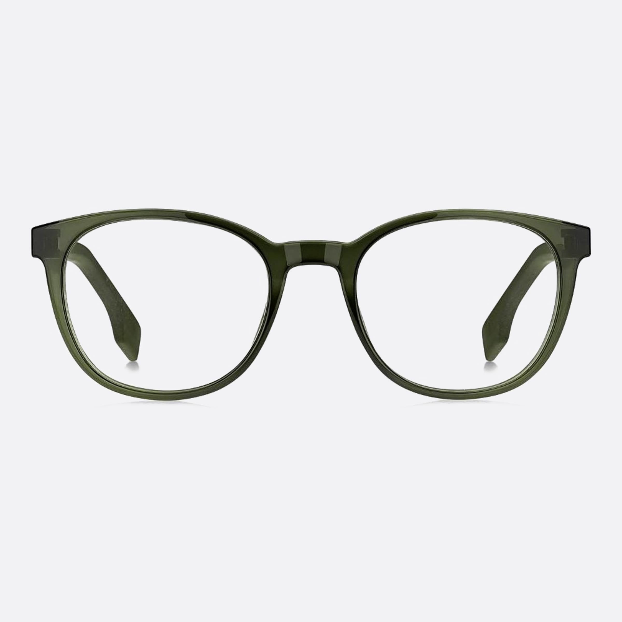 Boss 52mm Boss 1ed Green Squared Men Eyeglasses - Main View