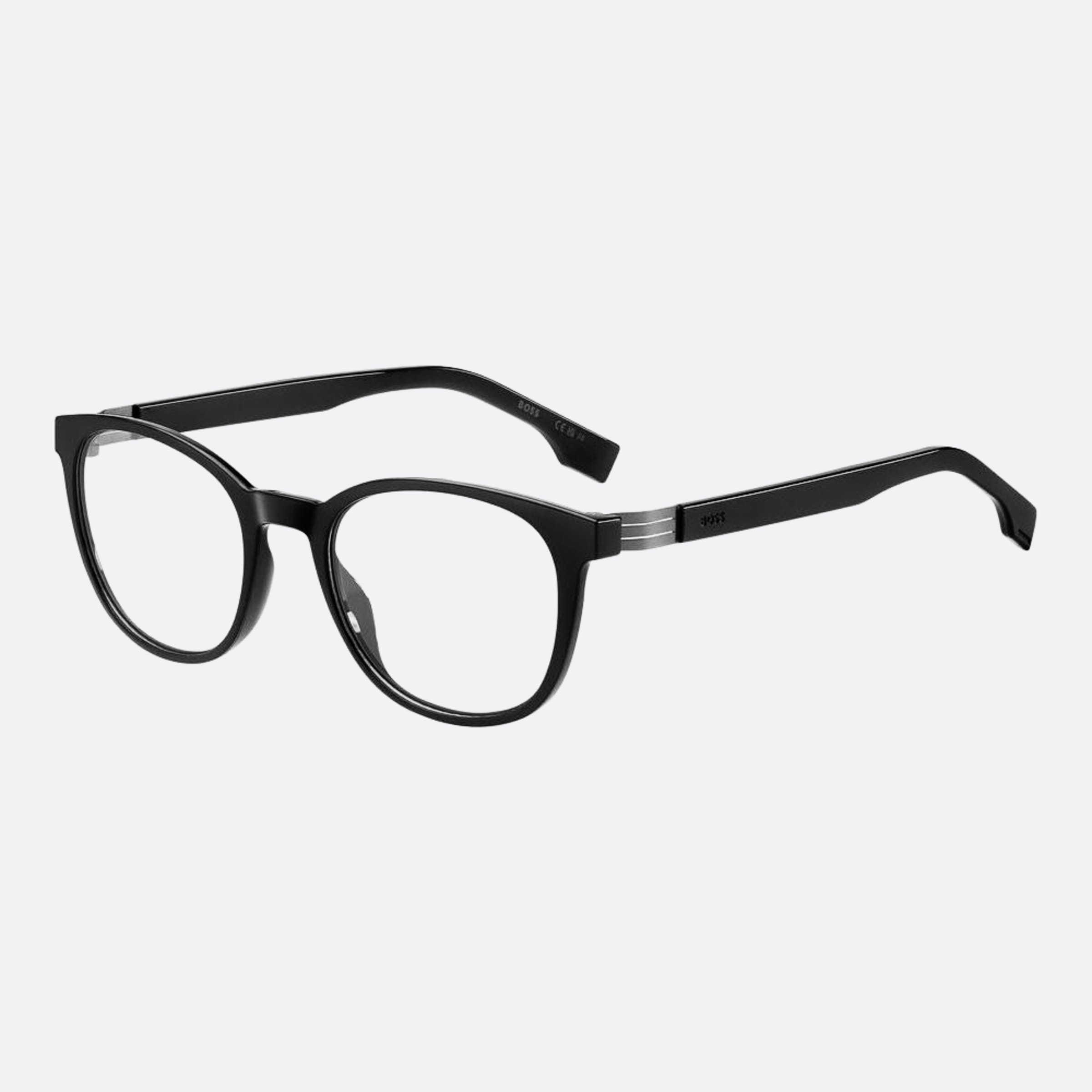 Boss 52mm Boss Black Squared Men Eyeglasses - Side View