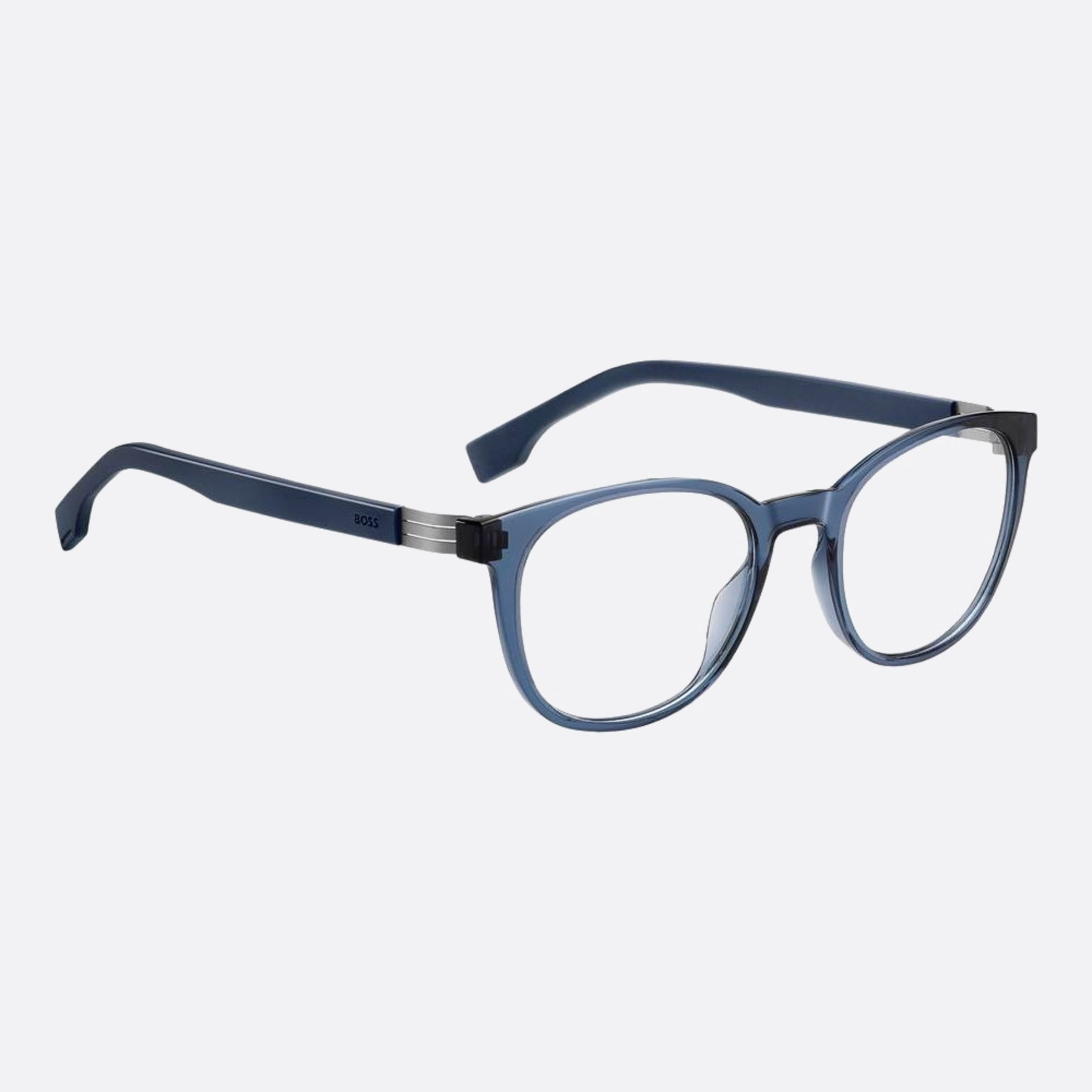 Boss 52mm Boss Pjp Blue Squared Men Eyeglasses - Lifestyle Shot