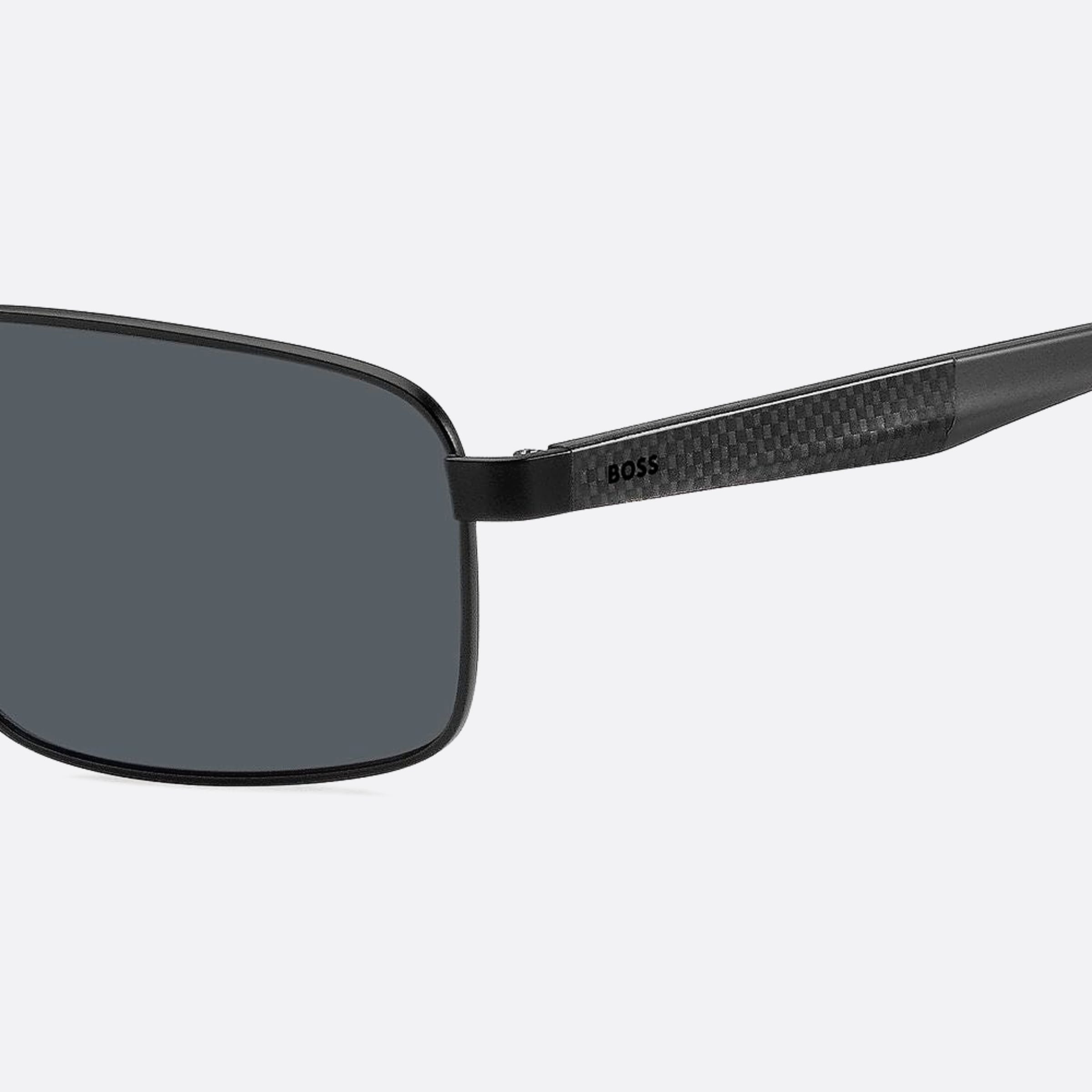 Boss 59mm Boss O6w Black Geometric Men Sunglasses - Lifestyle Shot