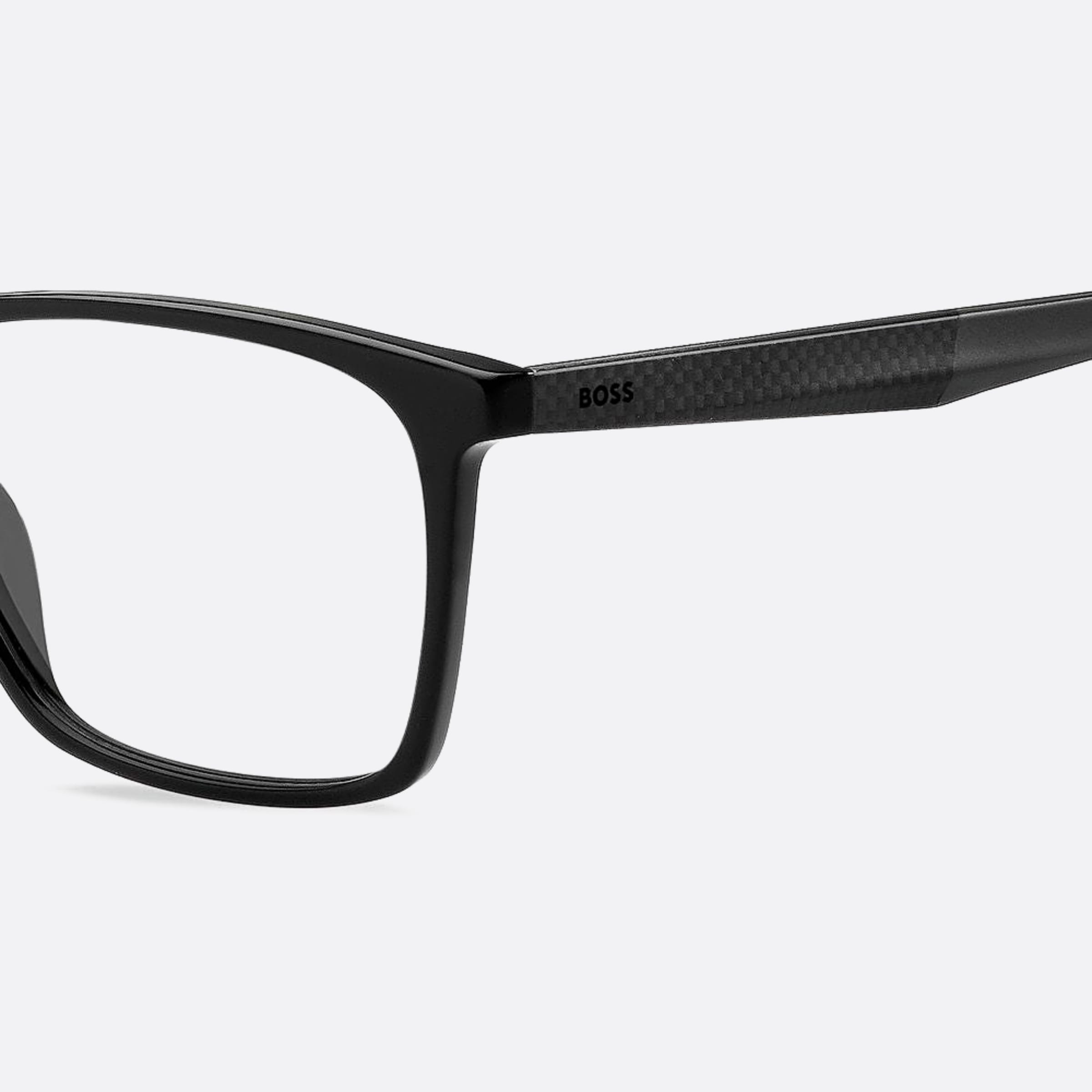 Boss 56mm Boss Black Squared Men Eyeglasses - Lifestyle Shot