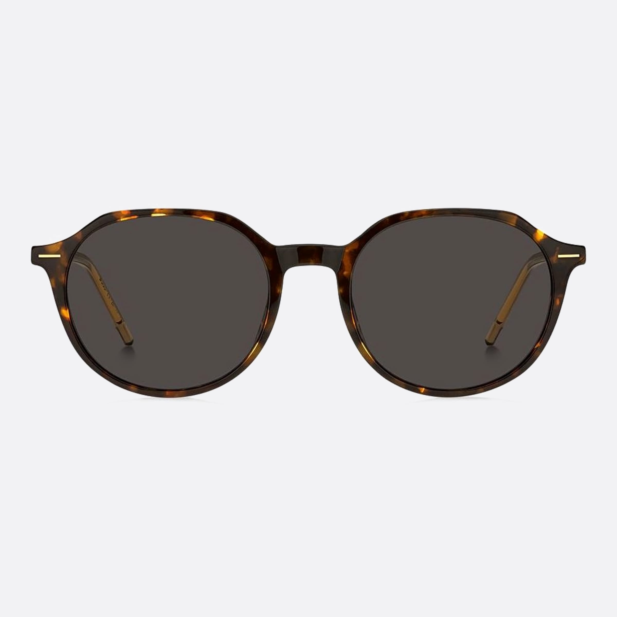Boss 51mm Boss Hjv Havana Round Women Sunglasses - Main View