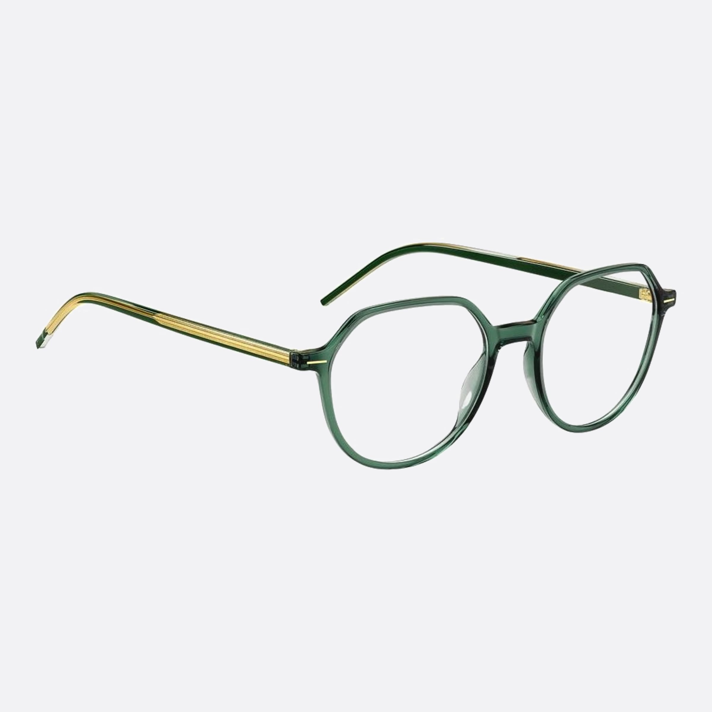 Boss 50mm Boss 1ed Green Round Women Eyeglasses - Detail View
