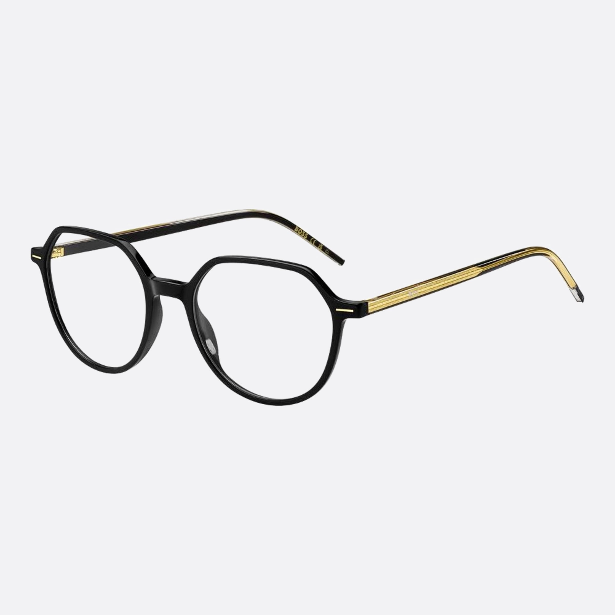 Boss 50mm Boss 7c5 Black Round Women Eyeglasses - Side View