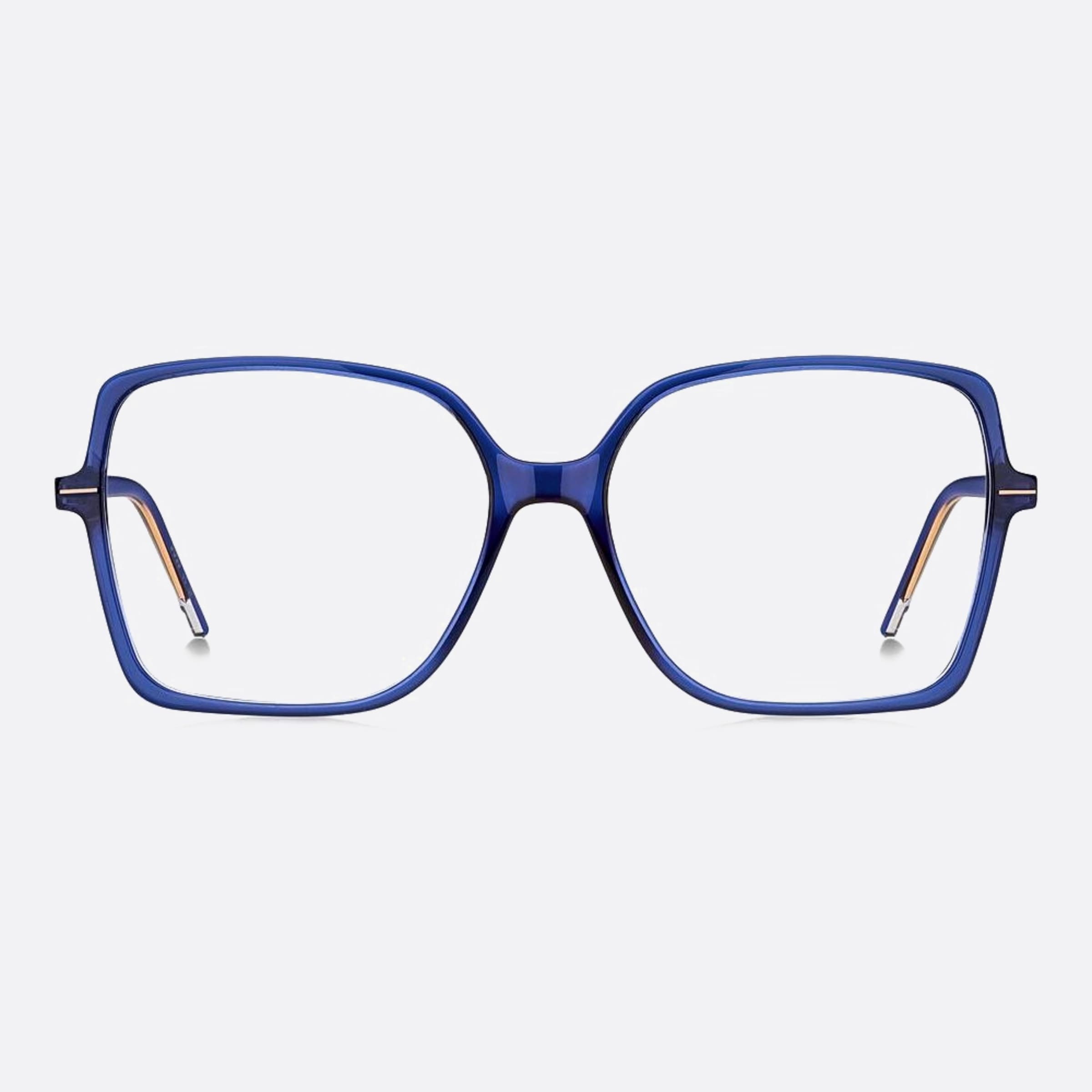 Boss 55mm Boss B3v Violet Geometric Women Eyeglasses - Main View
