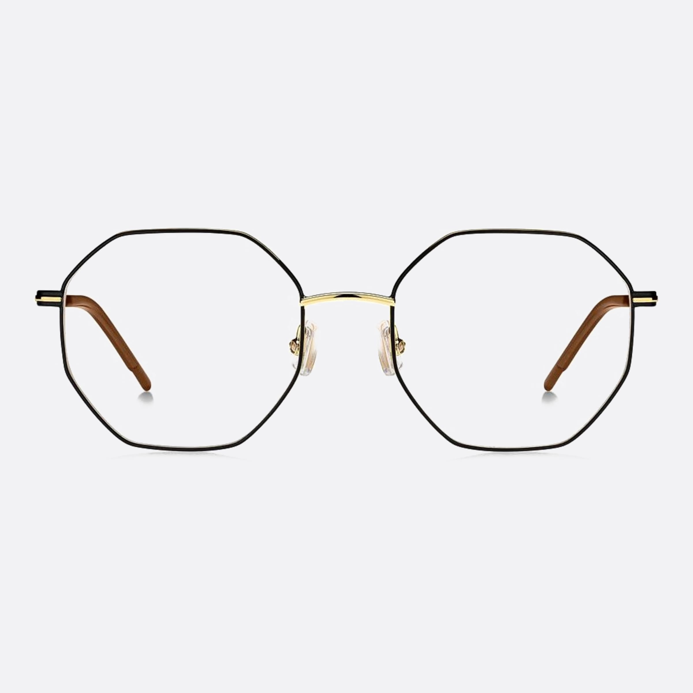 Boss 51mm Boss Rhl Gold Geometric Women Eyeglasses - Main View