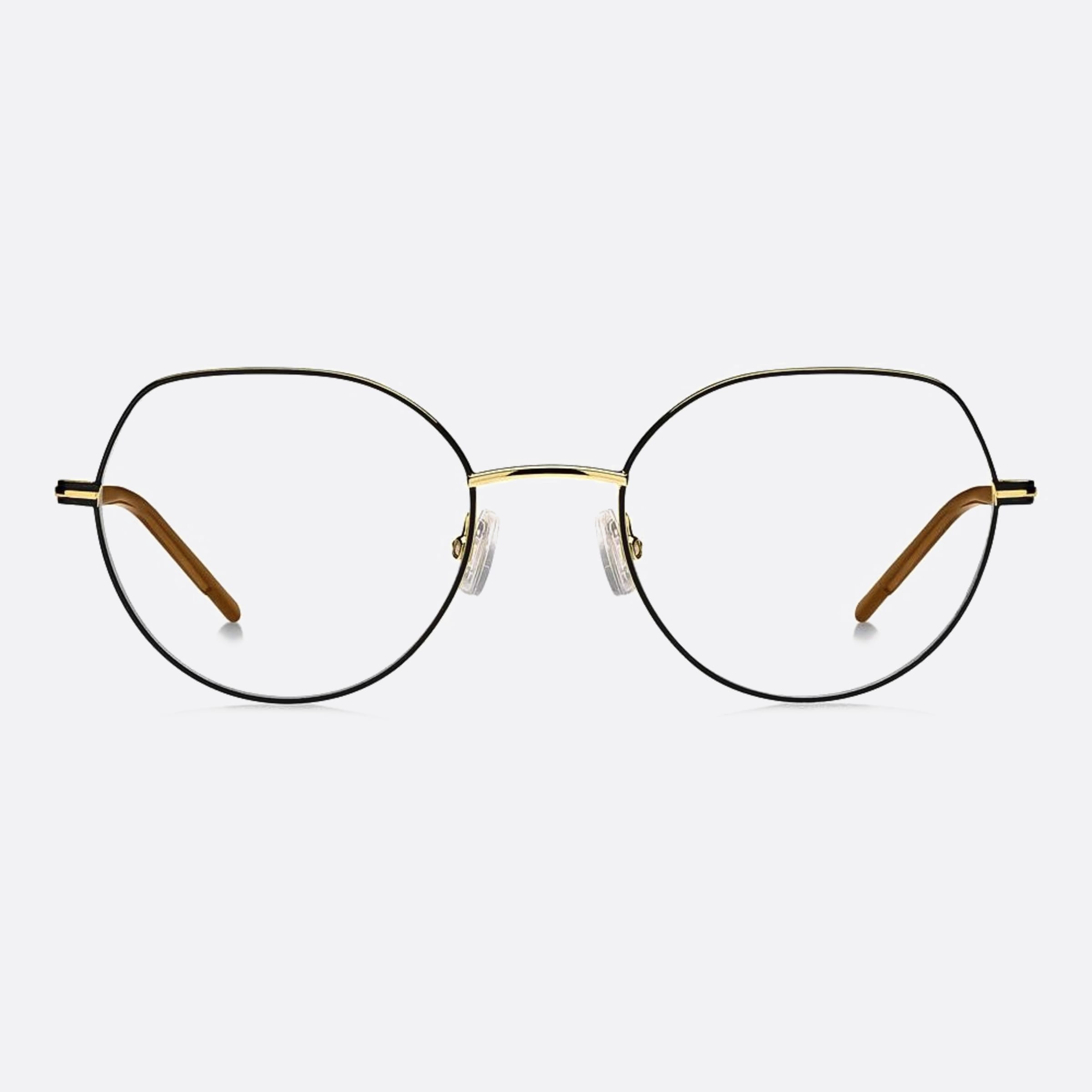 Boss 51mm Boss Rhl Gold Geometric Women Eyeglasses - Main View