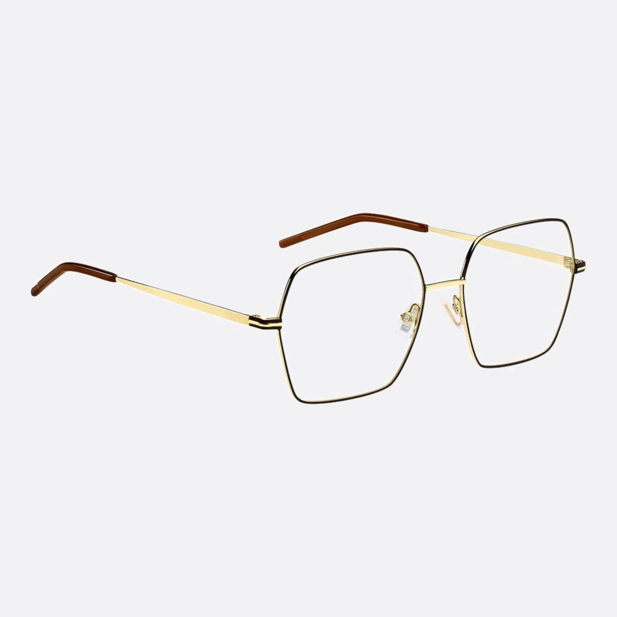 Boss 54mm Boss Rhl Gold Squared Women Eyeglasses - Detail View