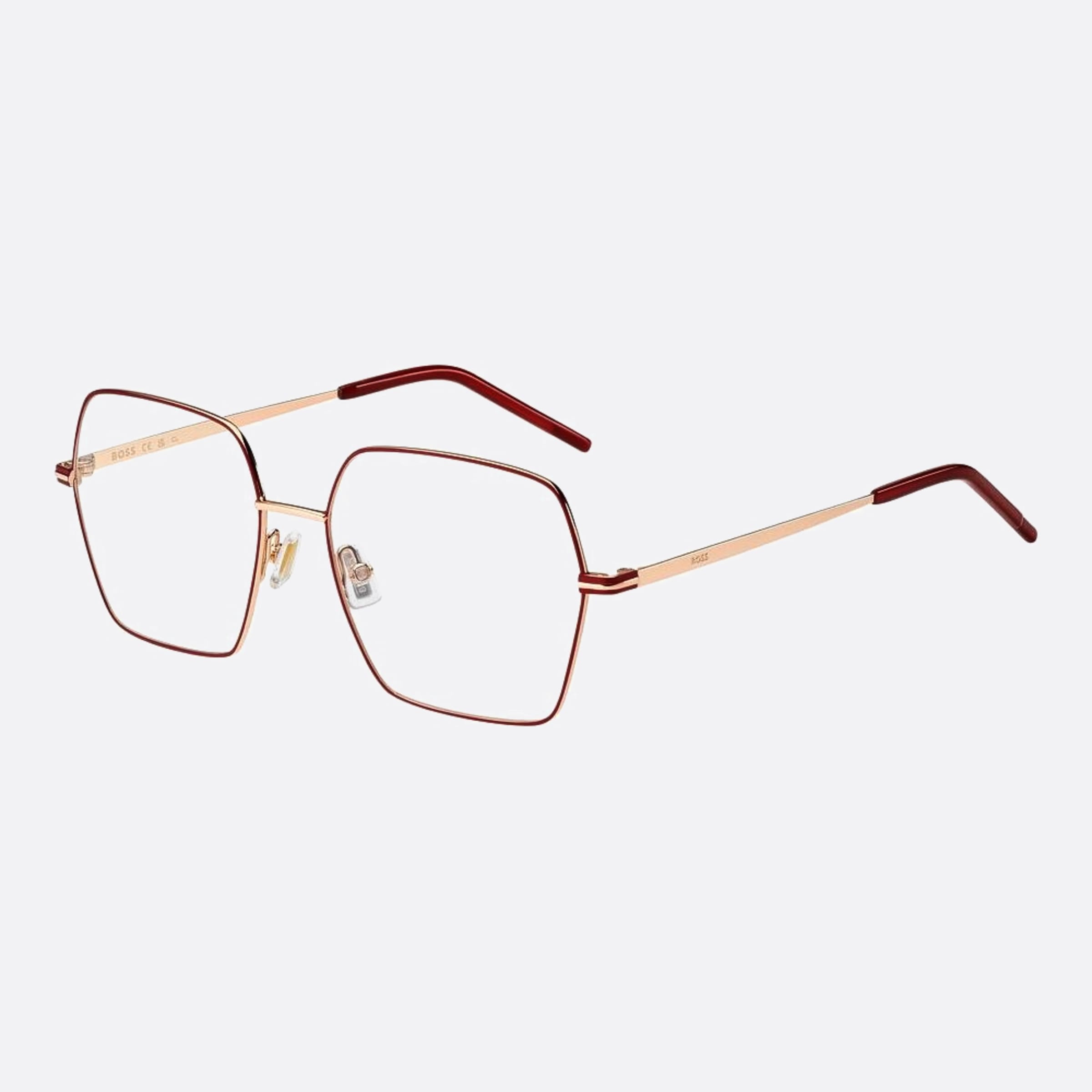 Boss 54mm Boss Y11 Gold Squared Women Eyeglasses - Side View