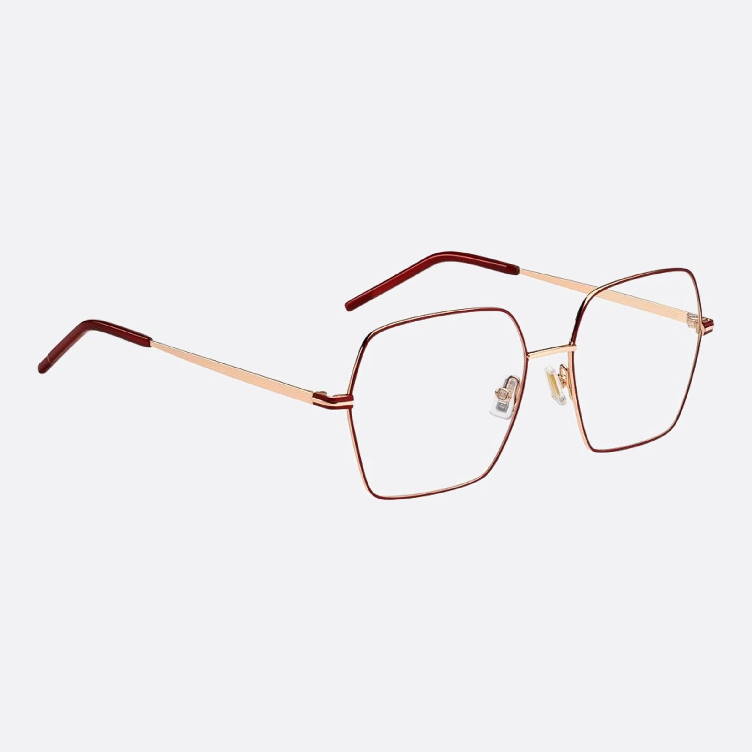 Boss 54mm Boss Y11 Gold Squared Women Eyeglasses - Detail View