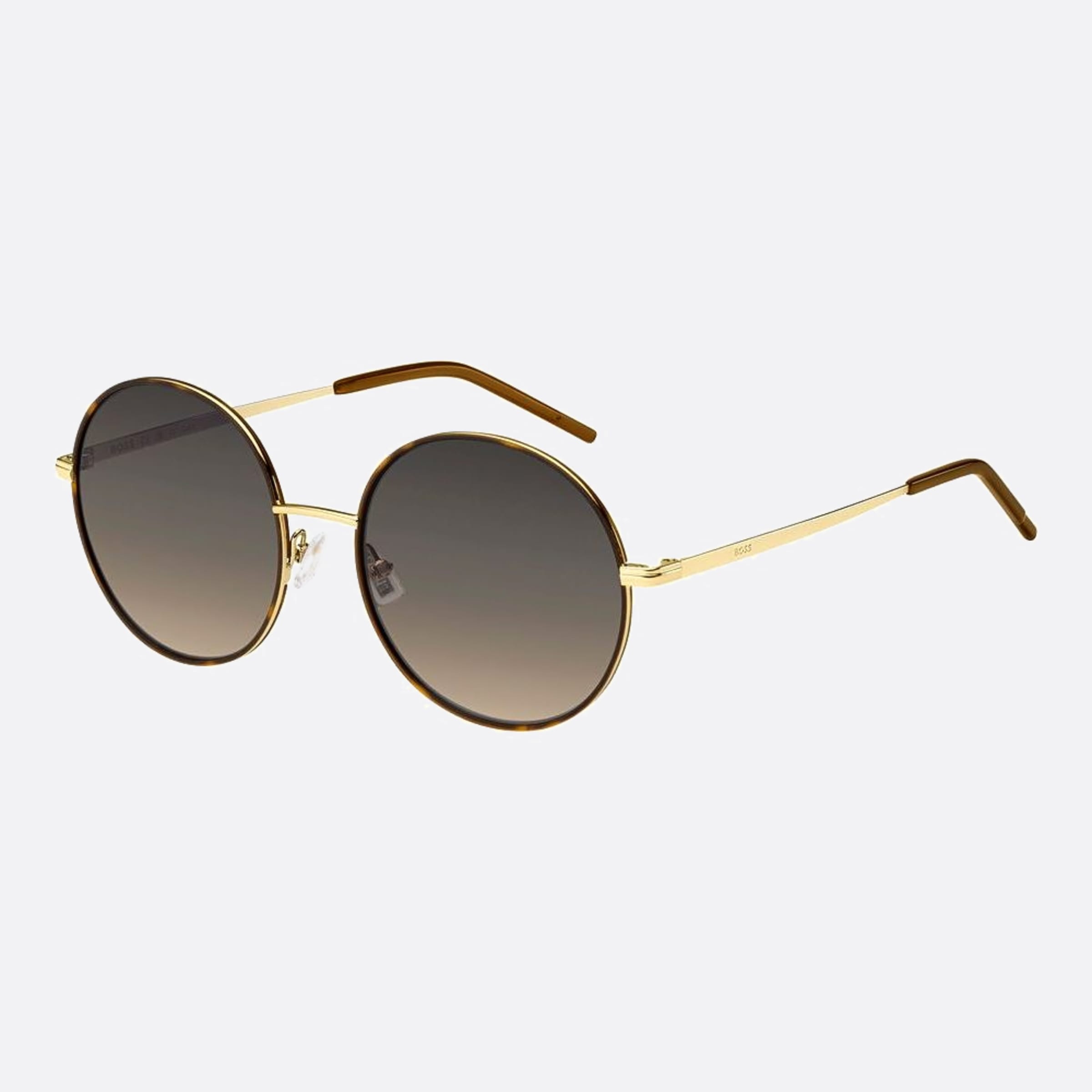 Boss 54mm Boss 06j Havana Geometric Women Sunglasses - Side View