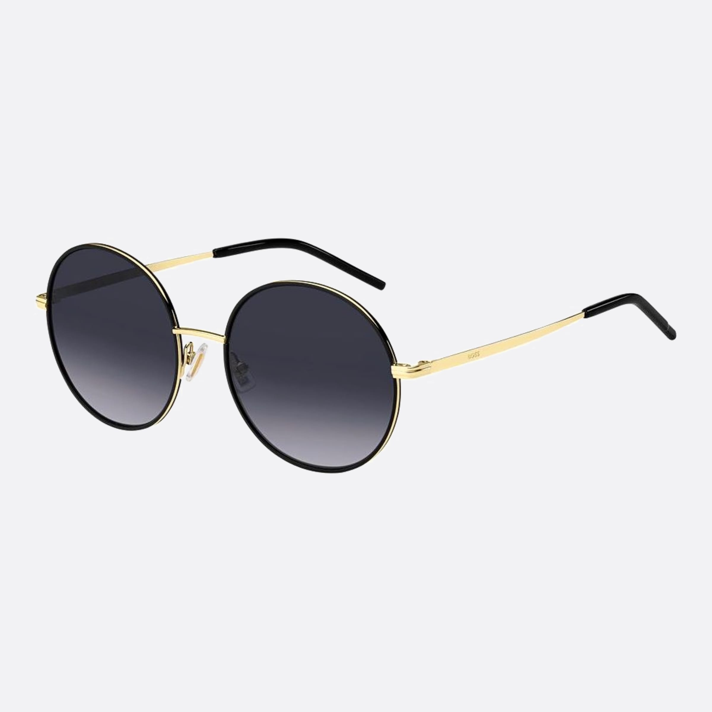 Boss 54mm Boss Rhl Gold Geometric Women Sunglasses - Side View
