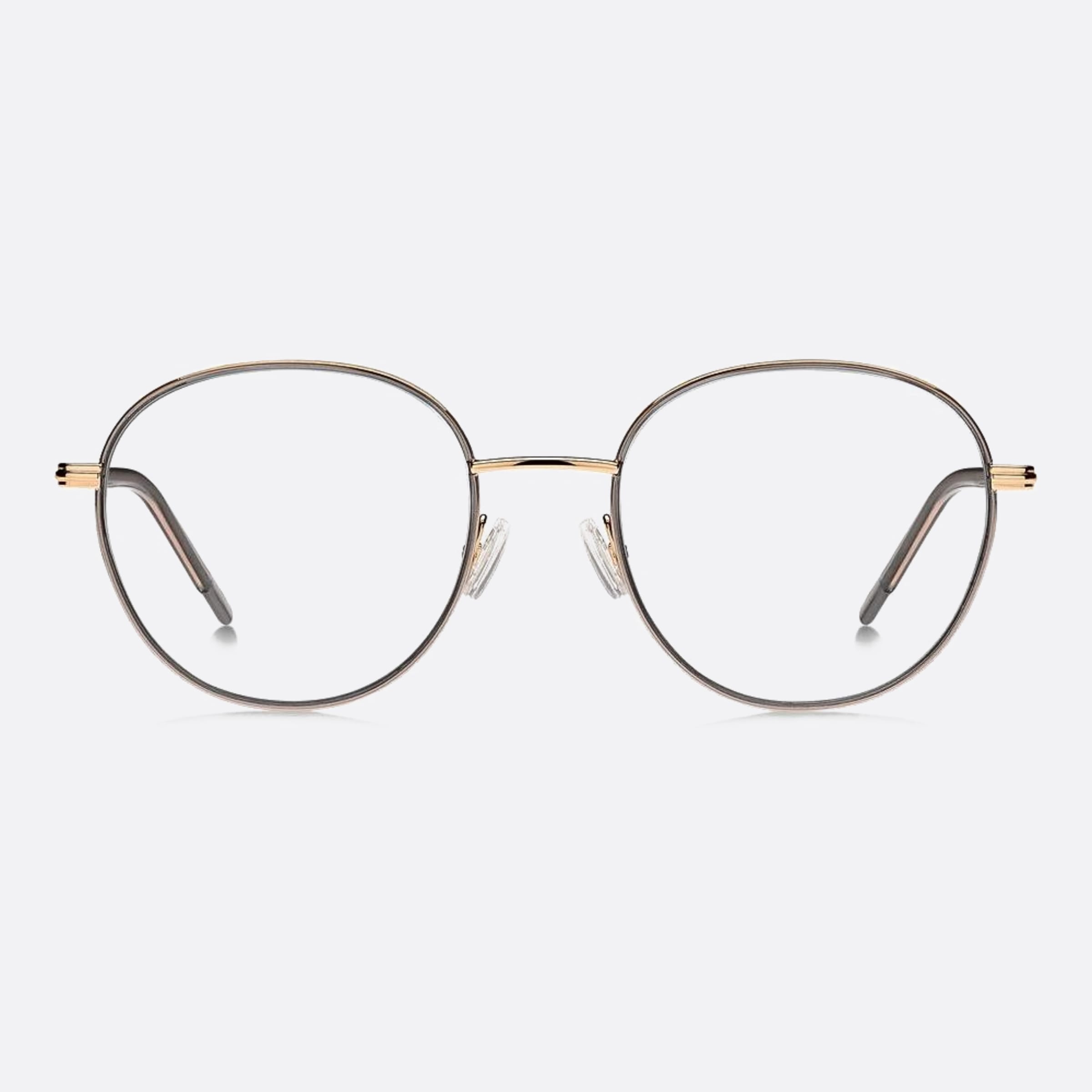 Boss 51mm Boss 2f7 Gold Round Women Eyeglasses - Main View