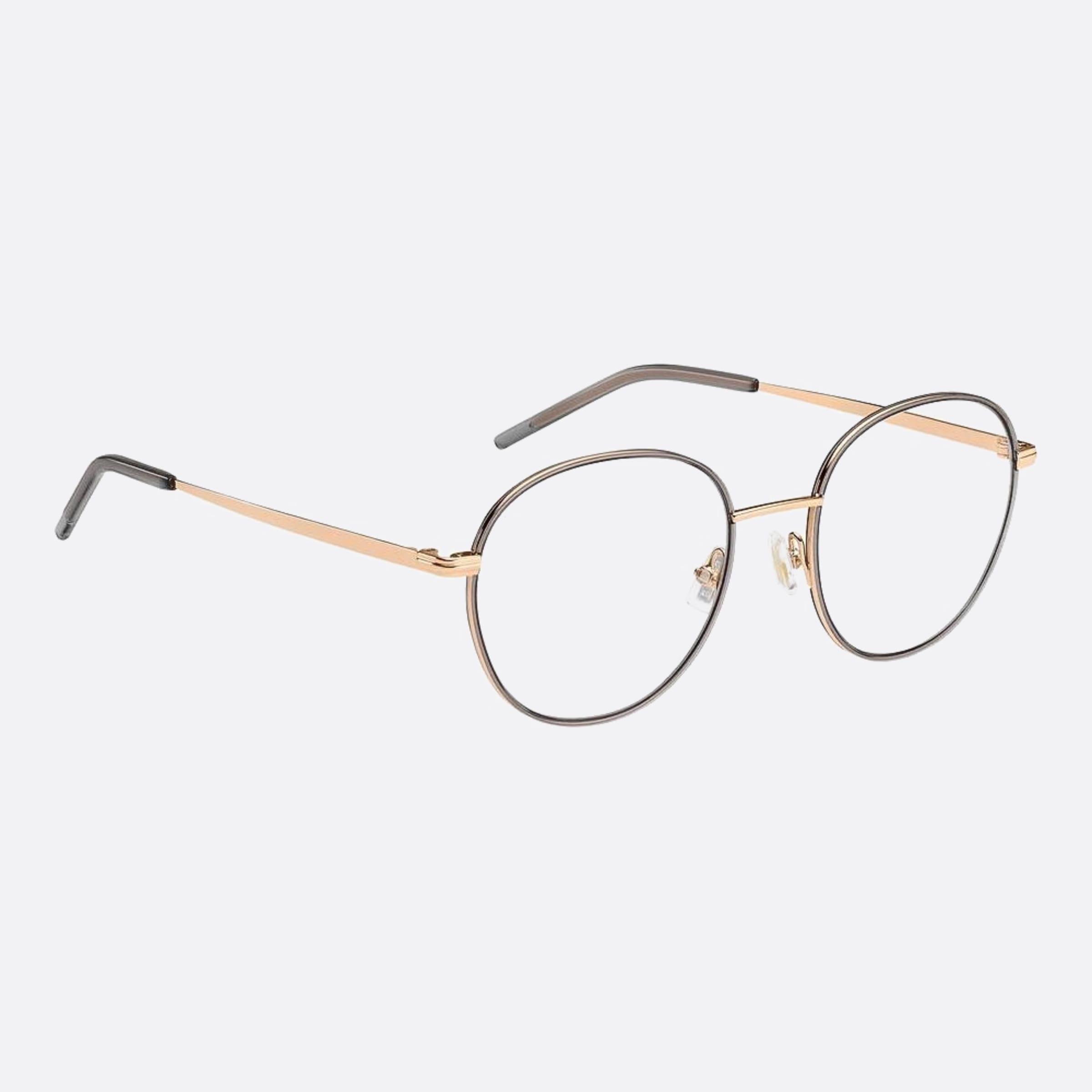 Boss 51mm Boss 2f7 Gold Round Women Eyeglasses - Detail View