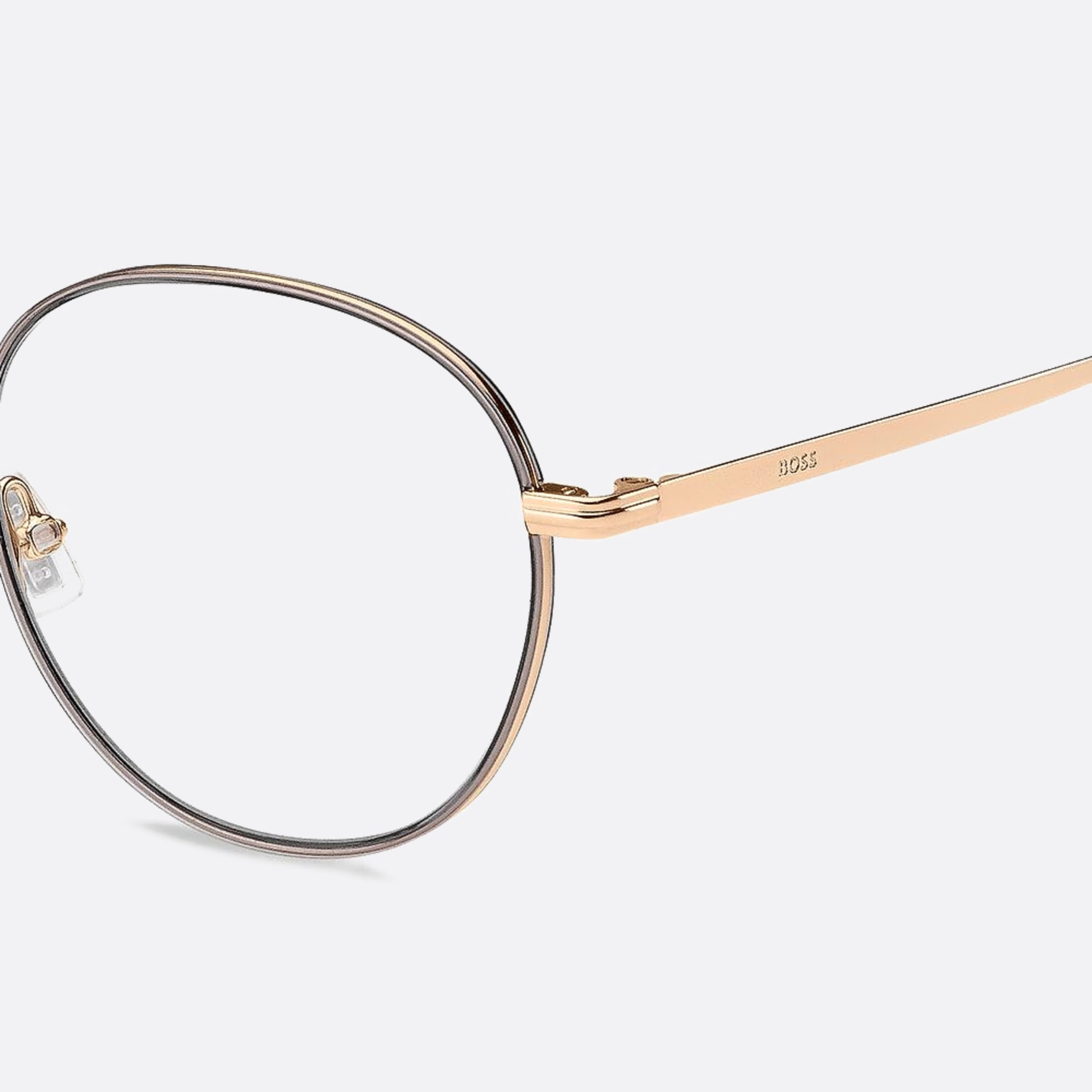 Boss 51mm Boss 2f7 Gold Round Women Eyeglasses - Lifestyle Shot