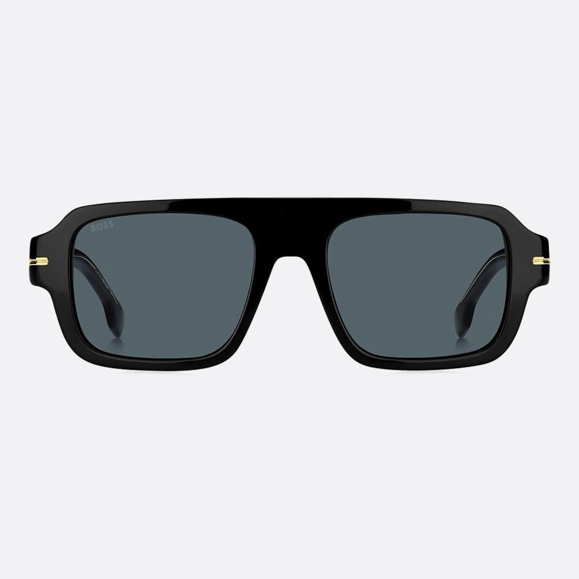 Boss 53mm Boss Black Squared Men Sunglasses - Main View