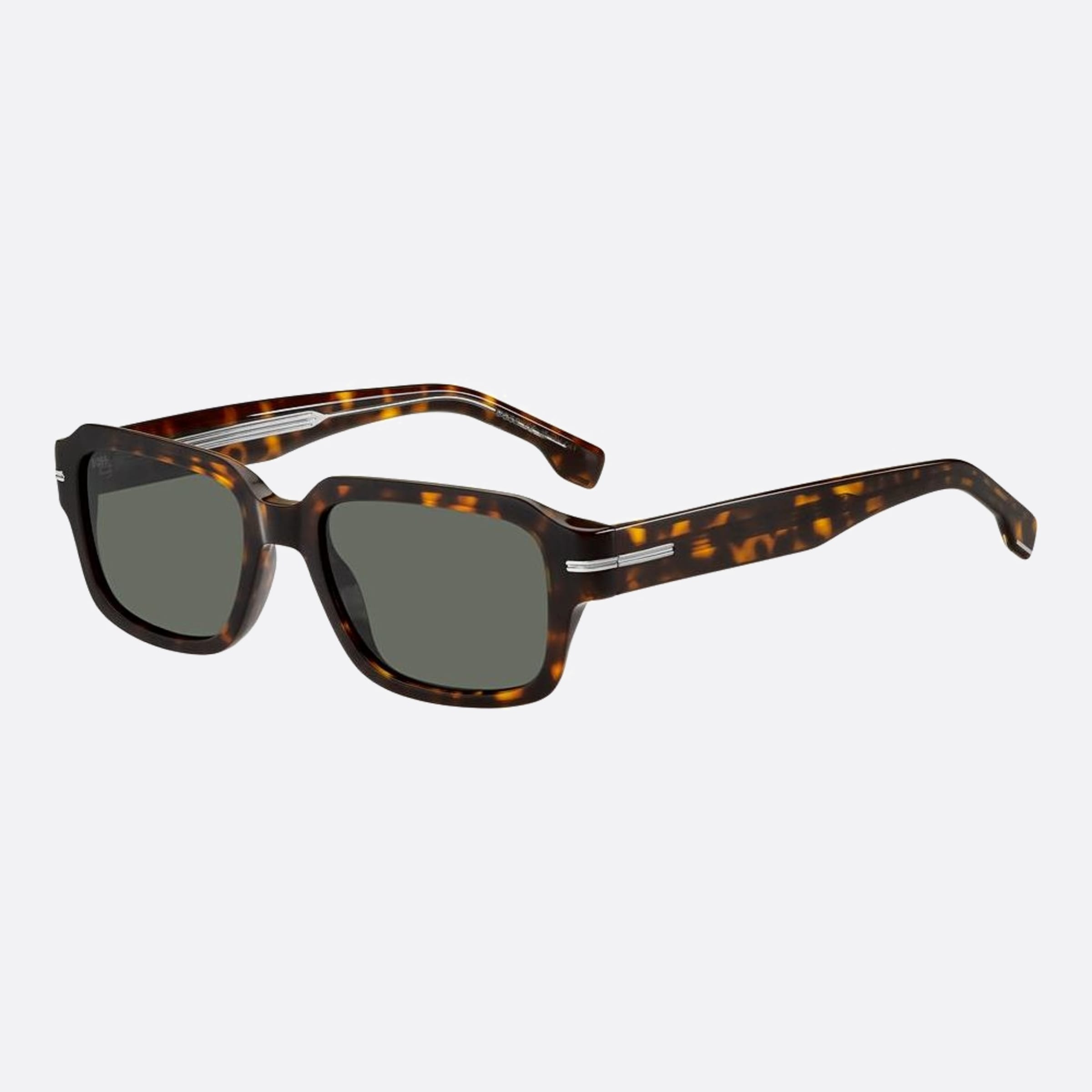 Boss 53mm Boss Havana Squared Men Sunglasses - Side View