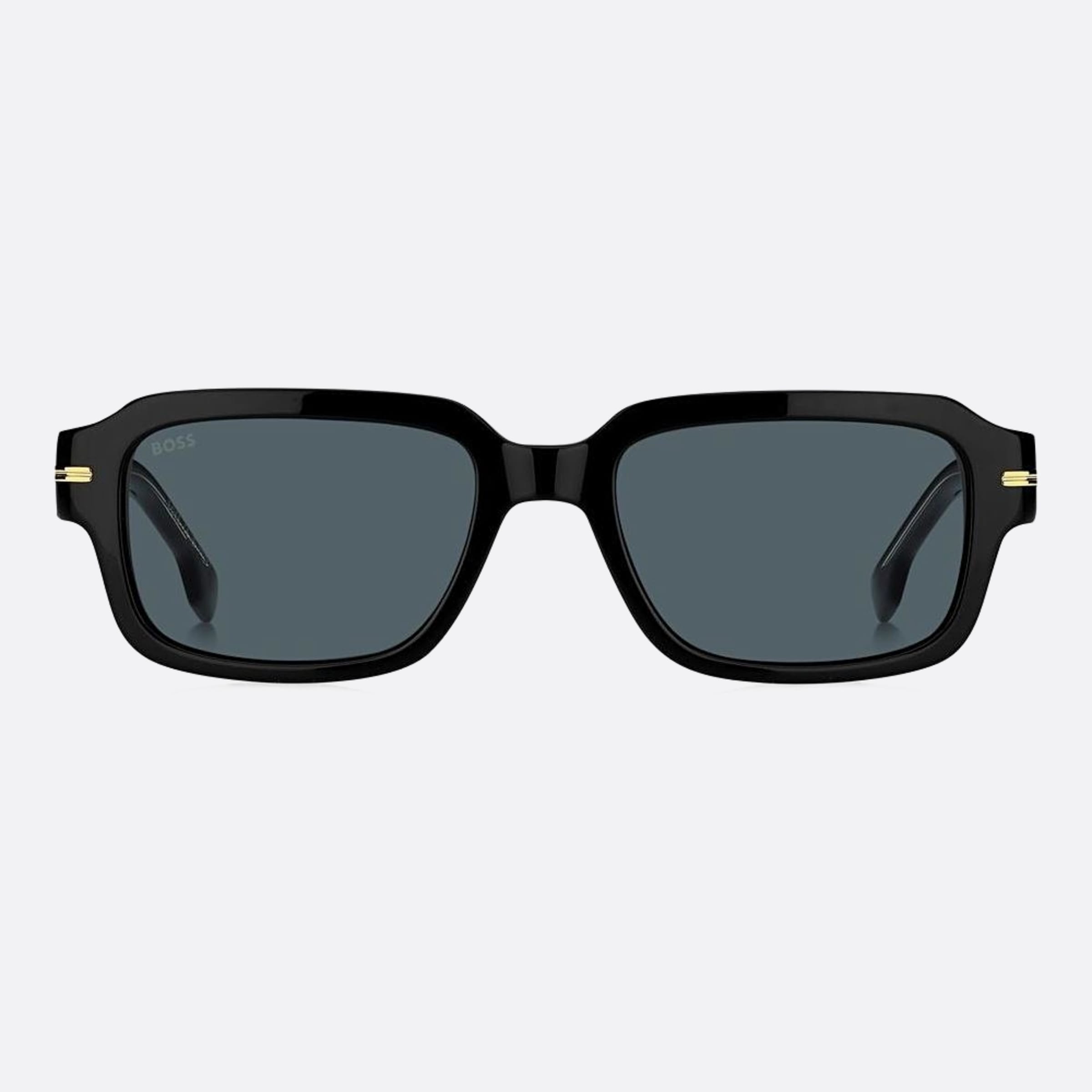 Boss 53mm Boss Black Squared Men Sunglasses - Main View