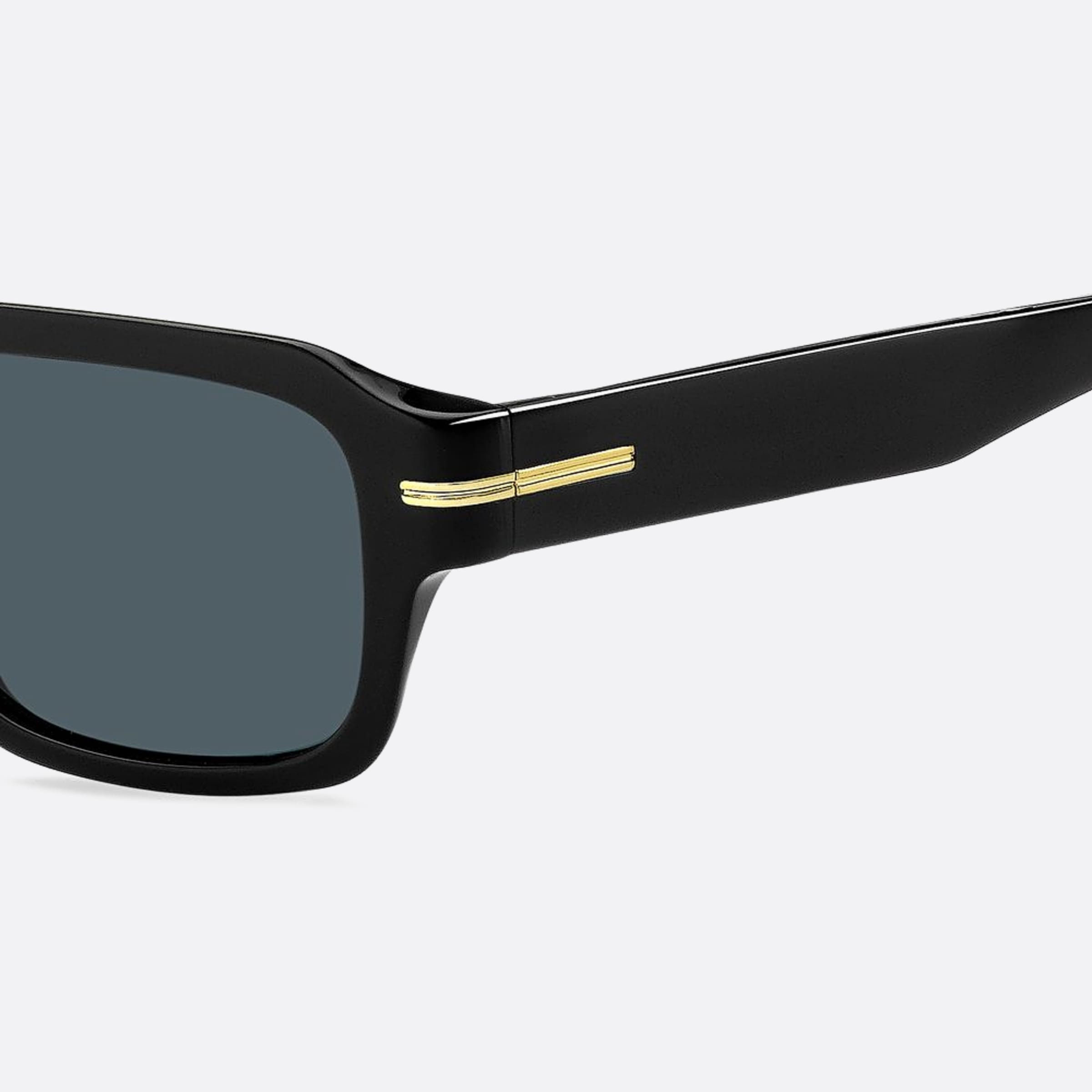 Boss 53mm Boss Black Squared Men Sunglasses - Detail View