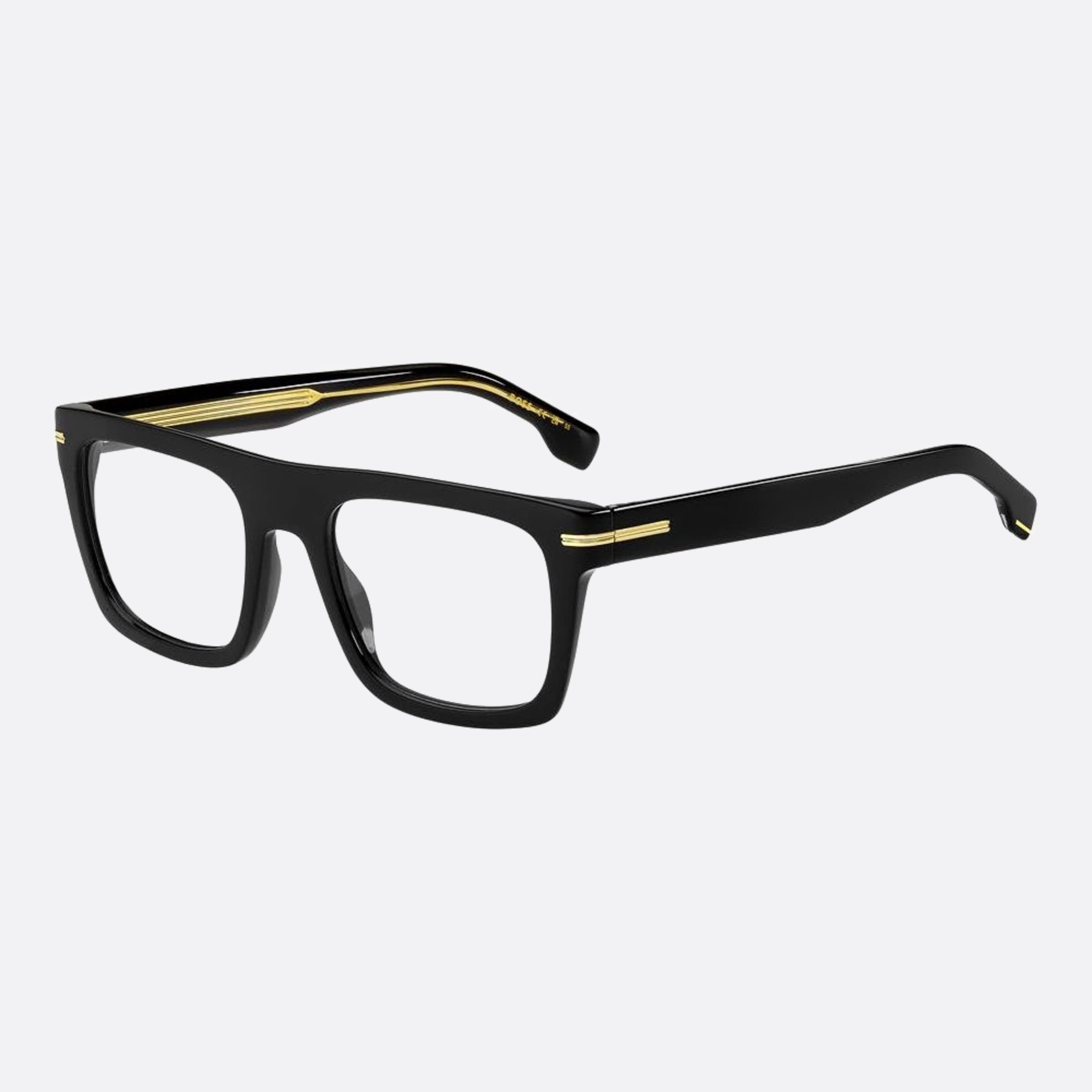 Boss 52mm Boss Black Squared Men Eyeglasses - Side View