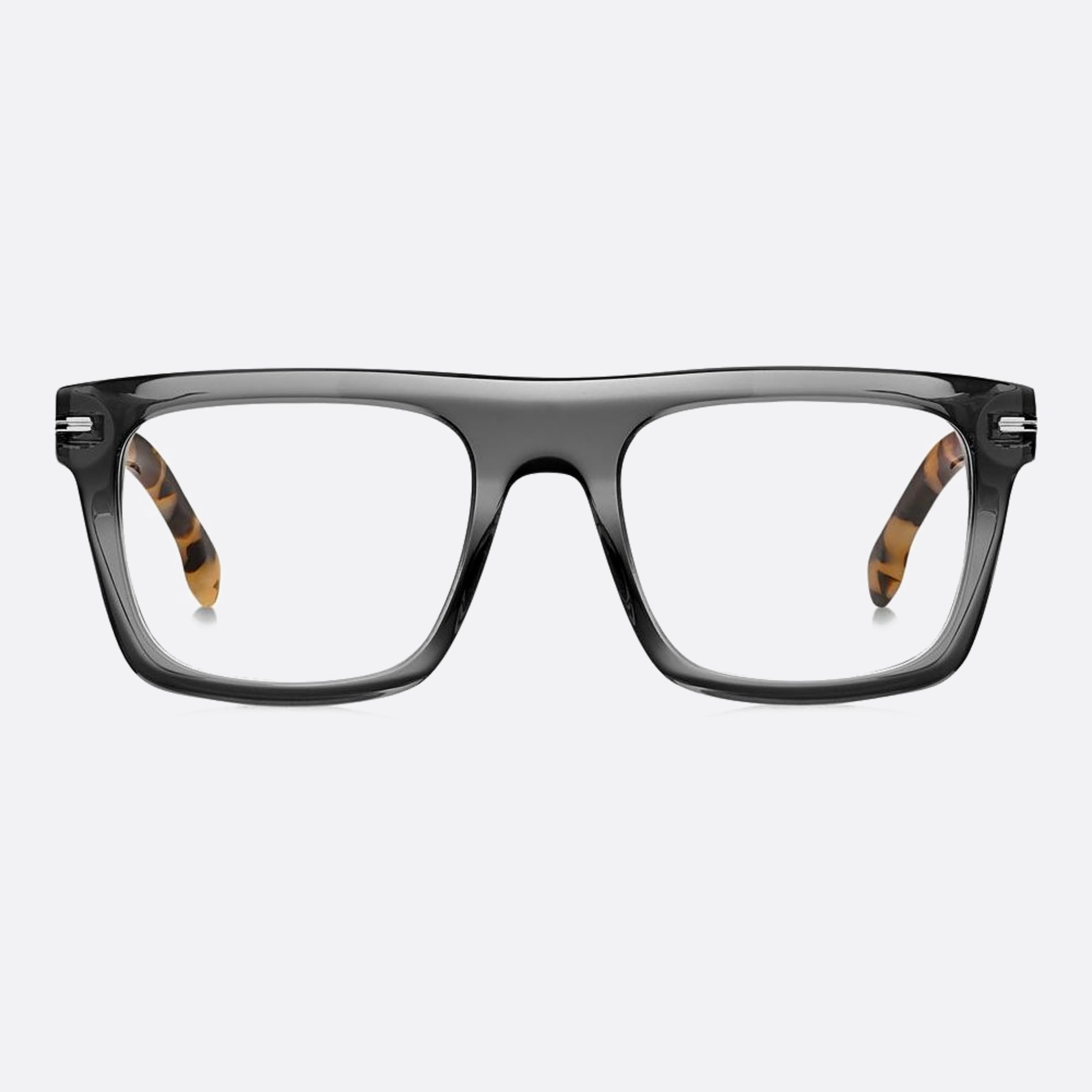 Boss 52mm Boss Aci Grey Squared Men Eyeglasses - Main View
