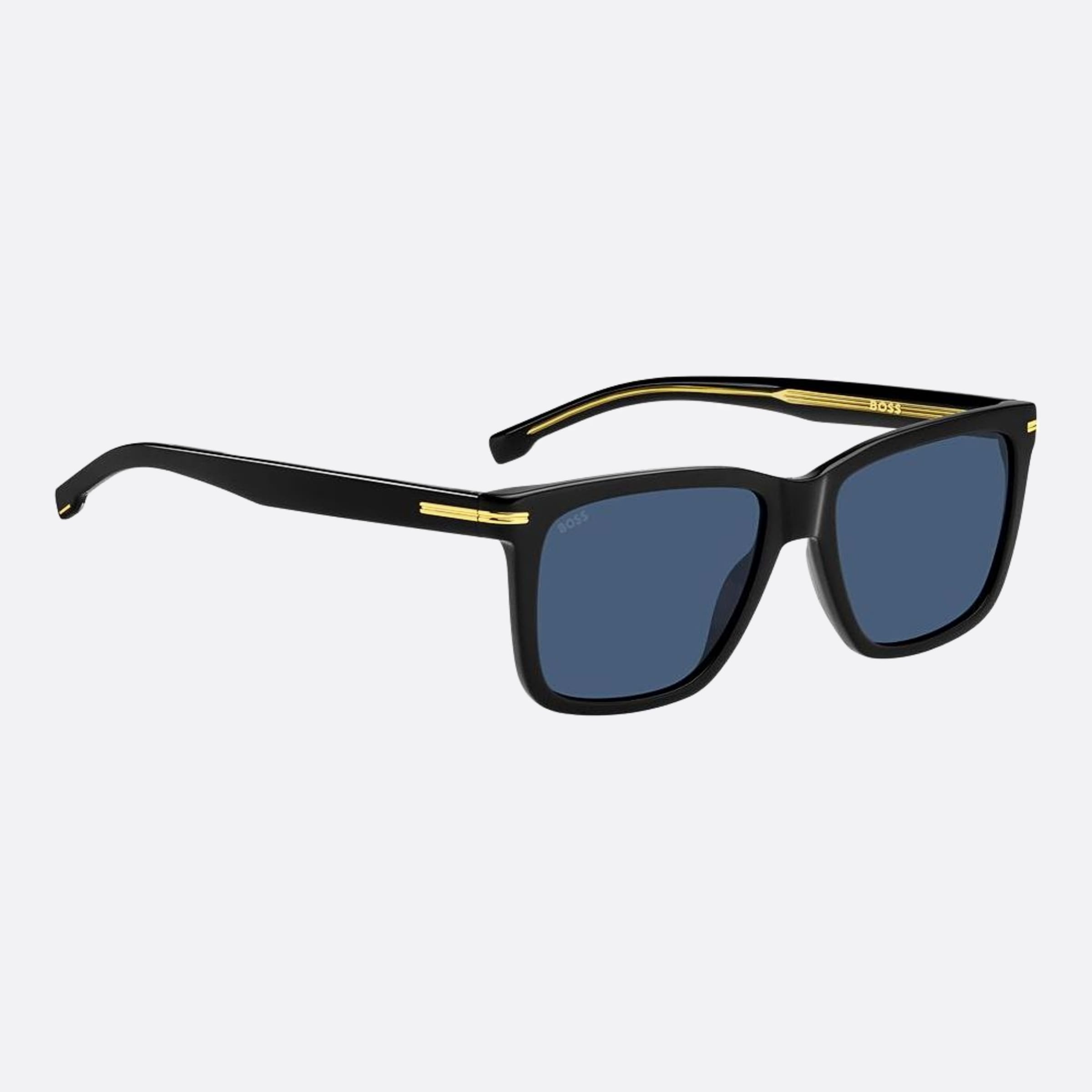 Boss 55mm Boss Black Squared Men Sunglasses - Detail View