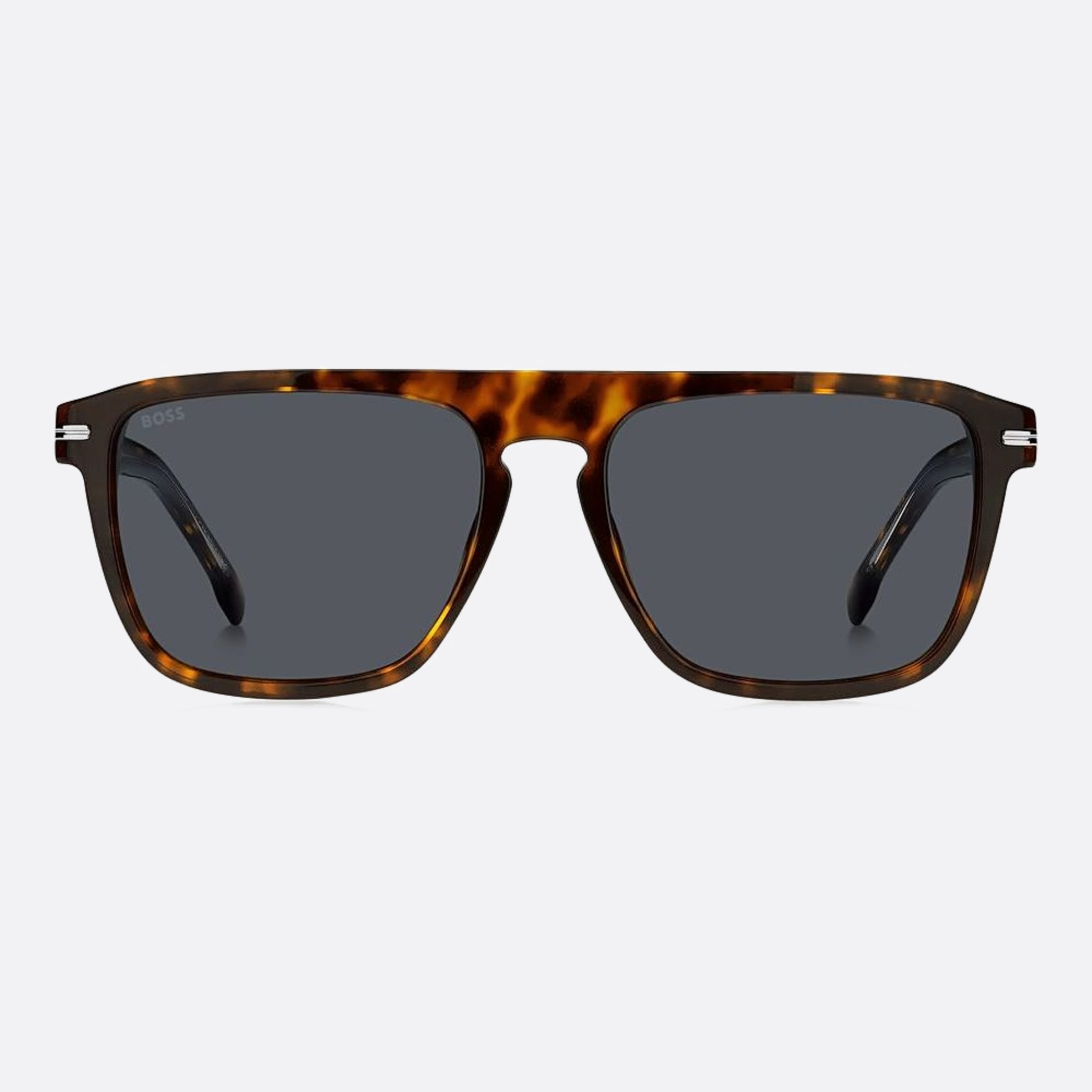 Boss 56mm Boss Havana Squared Men Sunglasses - Main View